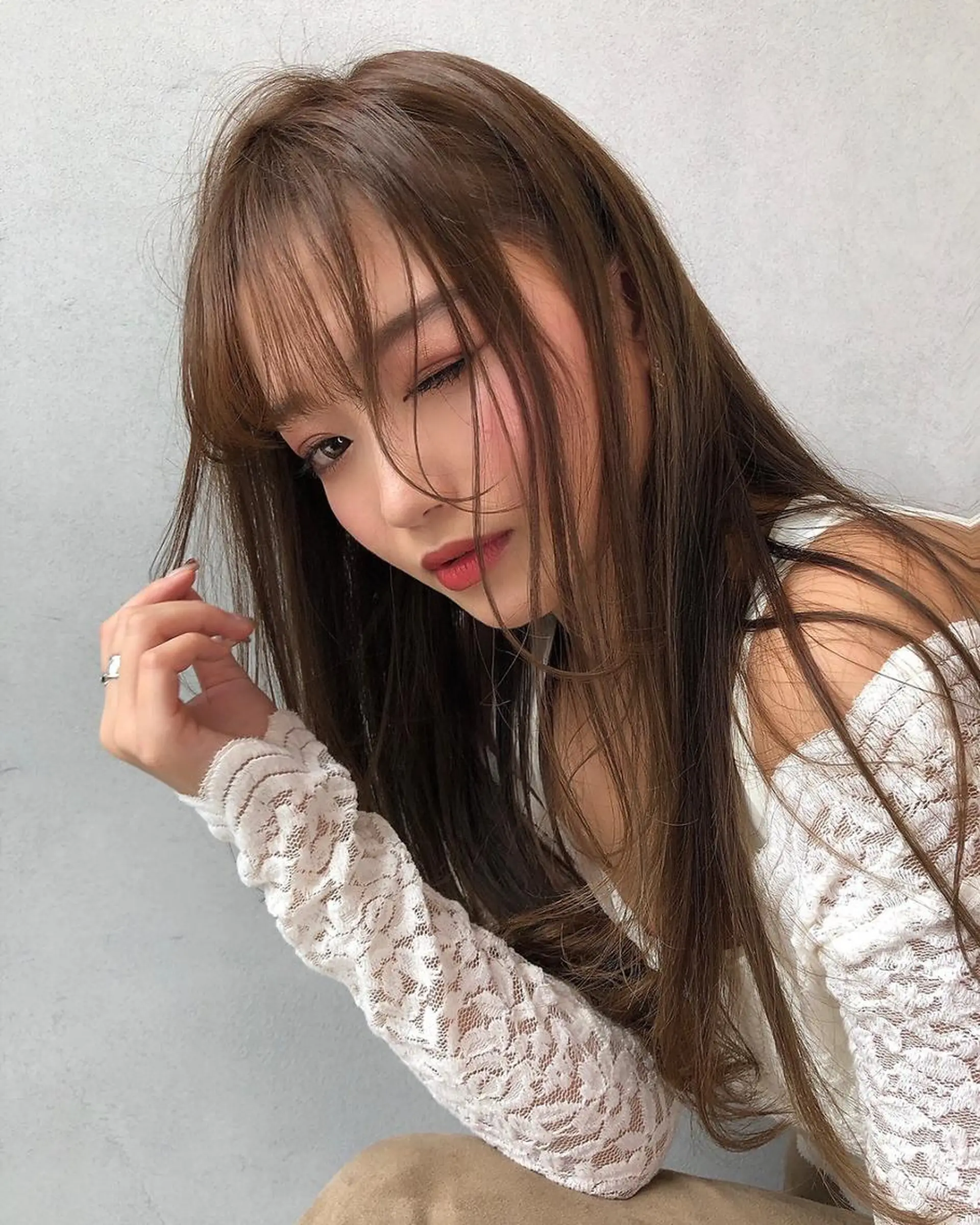 ロング カラー アディクシーカラー 透明感カラー イルミナカラー ANGELICA 近鉄奈良店のヘアスタイル