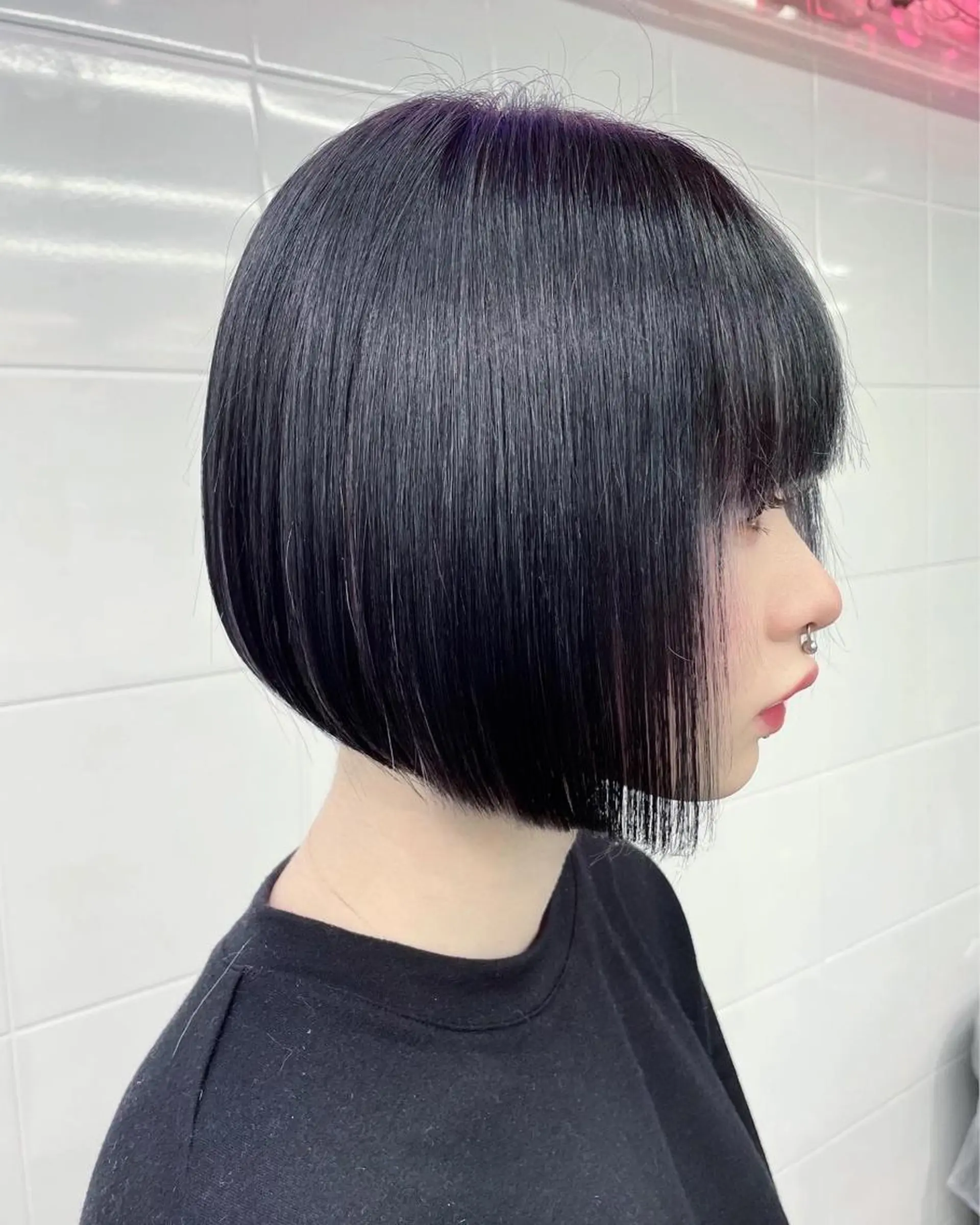 ショート カラー インナーカラー ボブ カット トリートメント 🎀プルエクステ みまひかる🎀のヘアスタイル