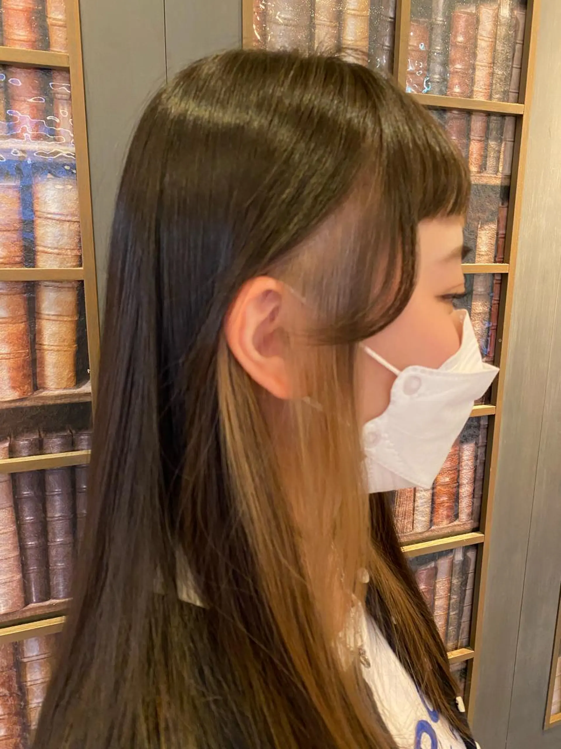 ロング オン眉 sea's所属・ヒラカホ/矢場町/ ブリーチ/似合わせのヘアスタイル