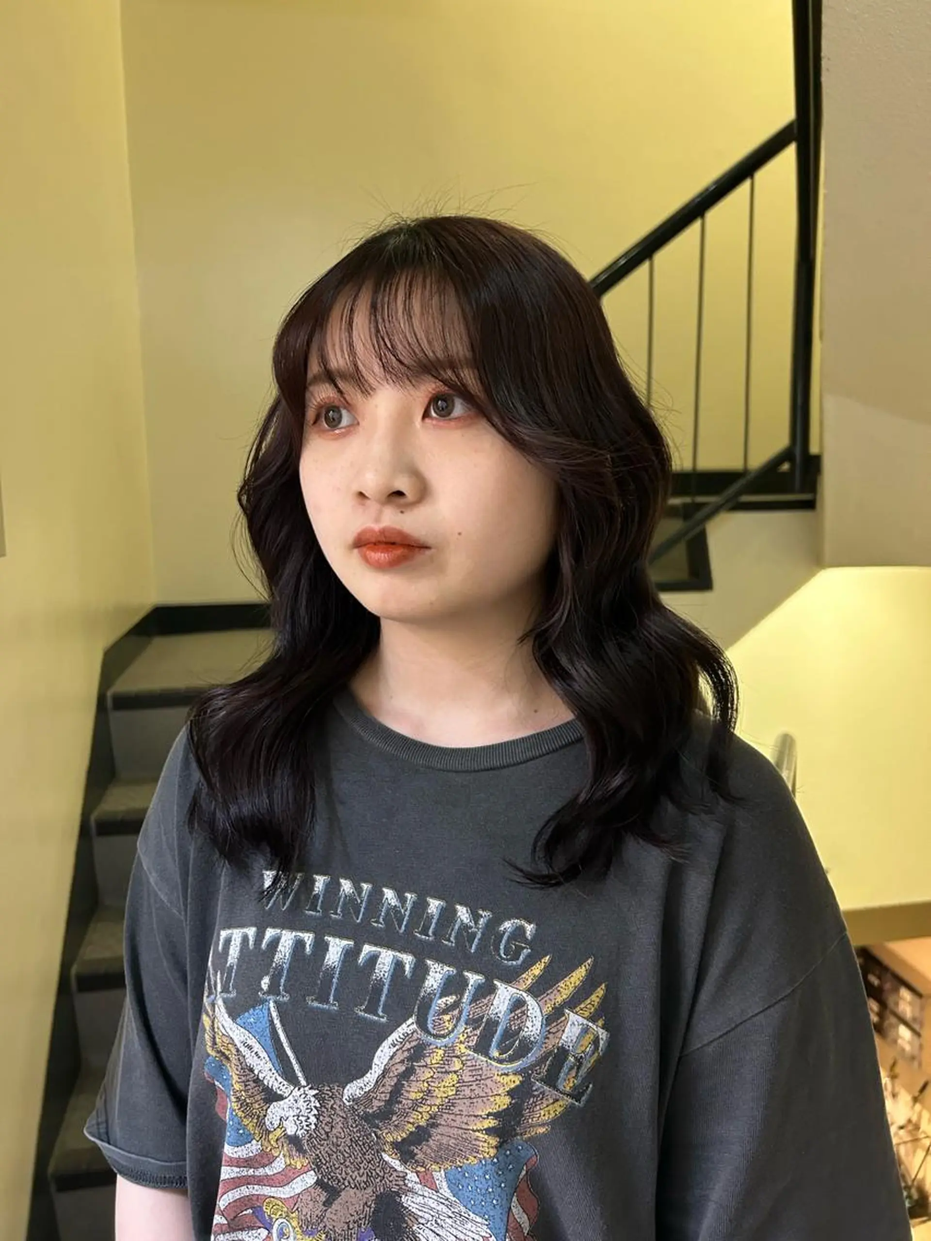 ミディアム ヘアアレンジ 韓国風ヘア ☕️結【suii.】 ボブ/ヘアセット☕️のヘアスタイル