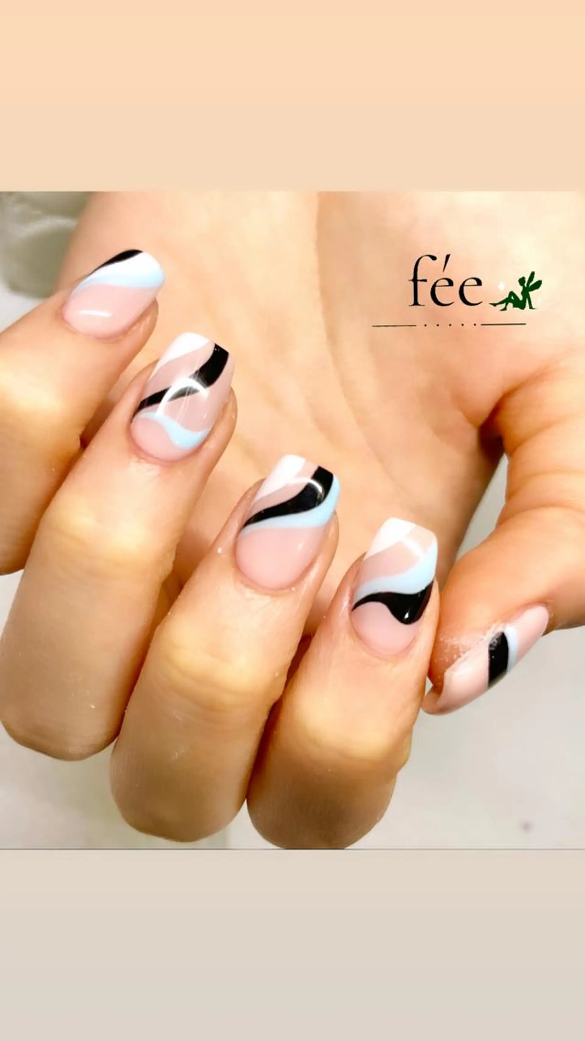 ネイル フットネイル ジェルネイル マグネットネイル ミラーネイル パラジェル nail salon fee（フィー）のネイルデザイン