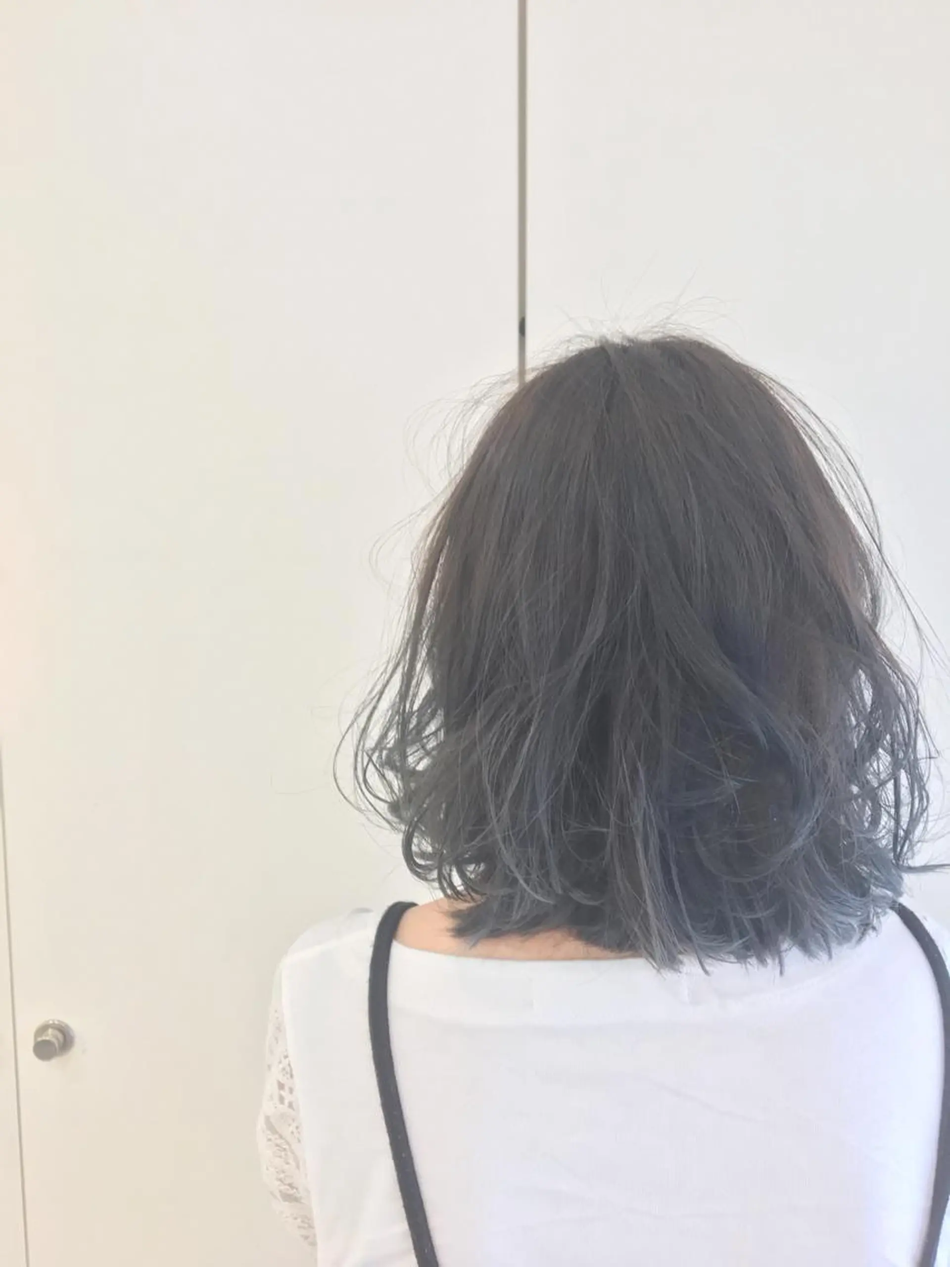 ショート カラー アッシュ アッシュグレー グラデーションカラー ヘアケア・頭皮ケア デザインカラー/中田のヘアスタイル