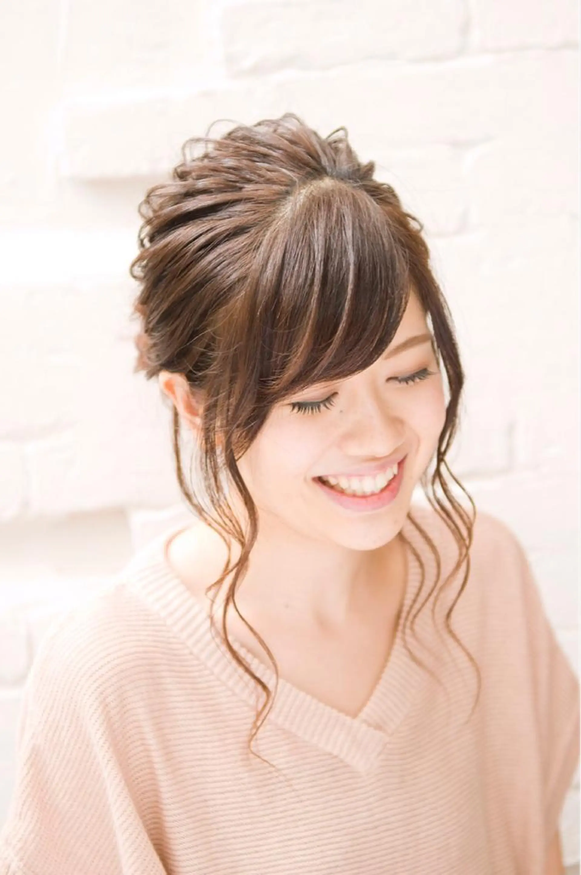 セミロング まつパ・ヘアセット ♡Chinami♡のマツエク・マツパデザイン