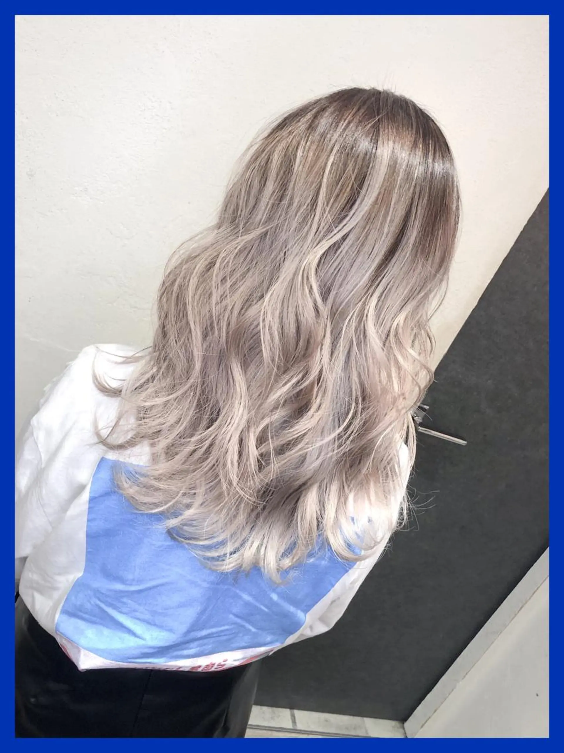 ロング カラー ヘアカラー トリートメント ヘッドスパ youres hair髪質改善トリートメント&ヘッドスパ新宿三丁目店所属・レイヤーカット× 髪質改善たもりのヘアスタイル