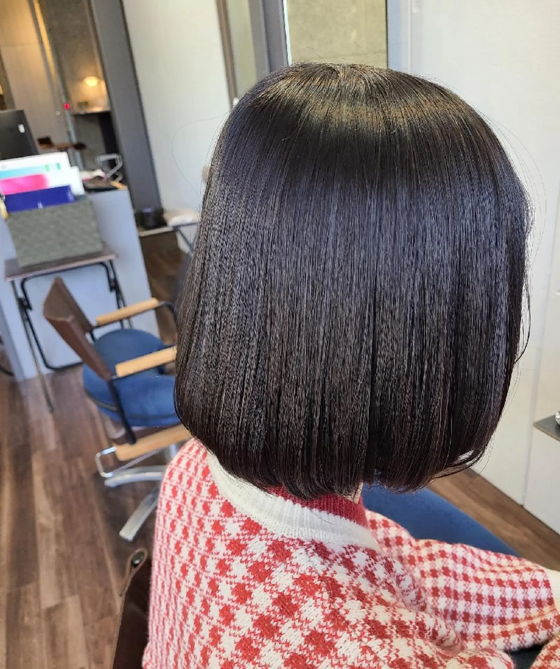 ショート ワンレンボブ ボブ カット トリートメント terra✂️川嶋 大輔のヘアスタイル