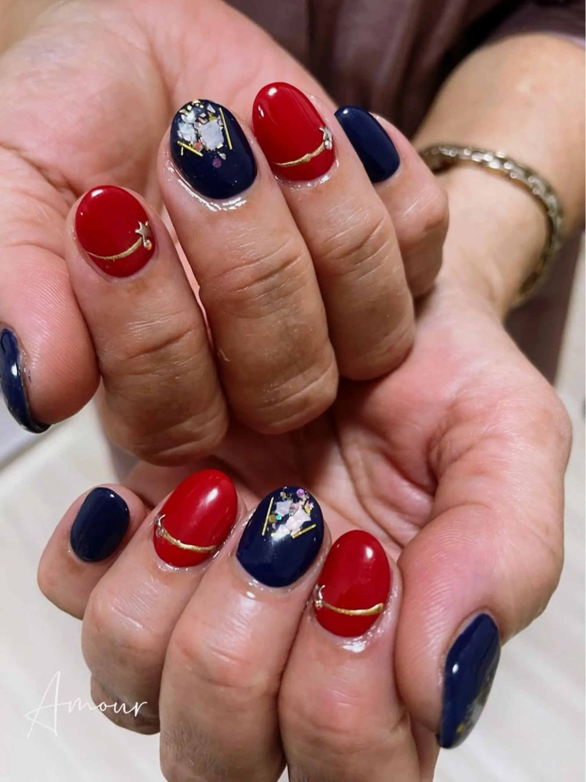 ネイル 冬ネイル クリスマス Nail Salon Amourのネイルデザイン