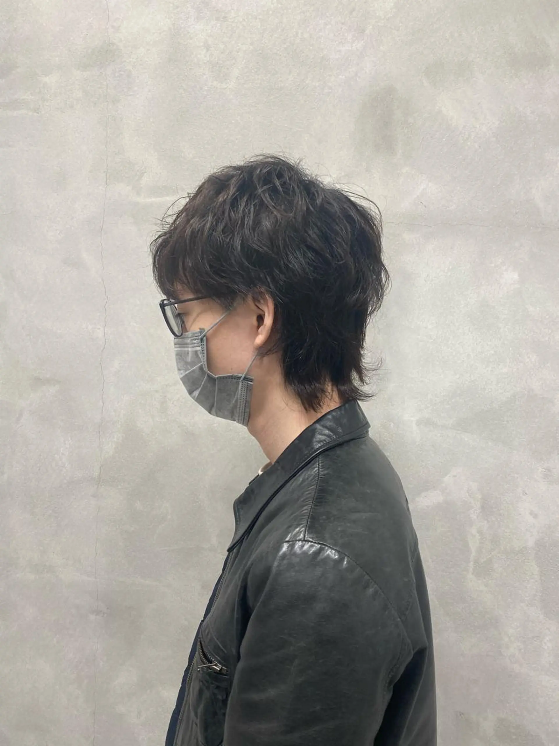 ショート メンズ メンズウルフカット ウルフカット 村山 豪歩のヘアスタイル