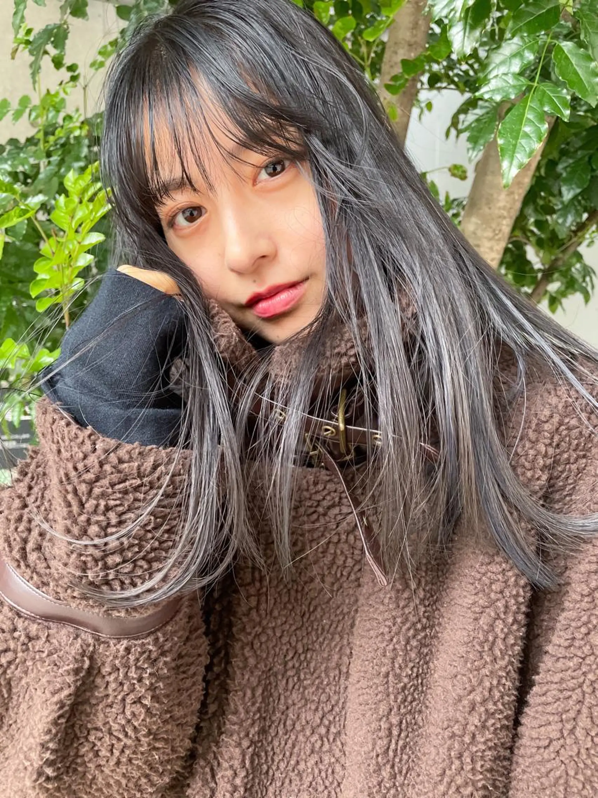 ロング カット ヘアカラー トリートメント nessヤマサキ リュウタのヘアスタイル