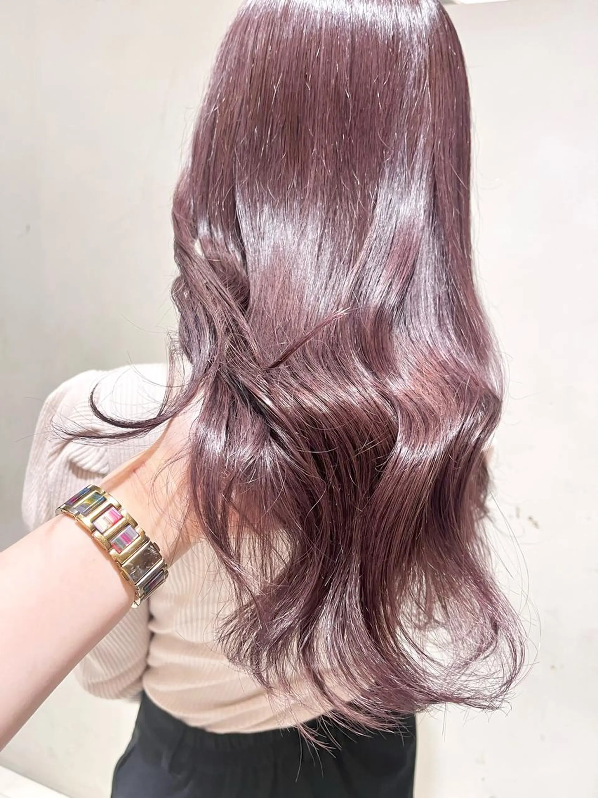 ロング カラー ヘアカラー トリートメント ヘッドスパ ヘアセット 🎀艶モテカラー🎀 彩季のヘアスタイル