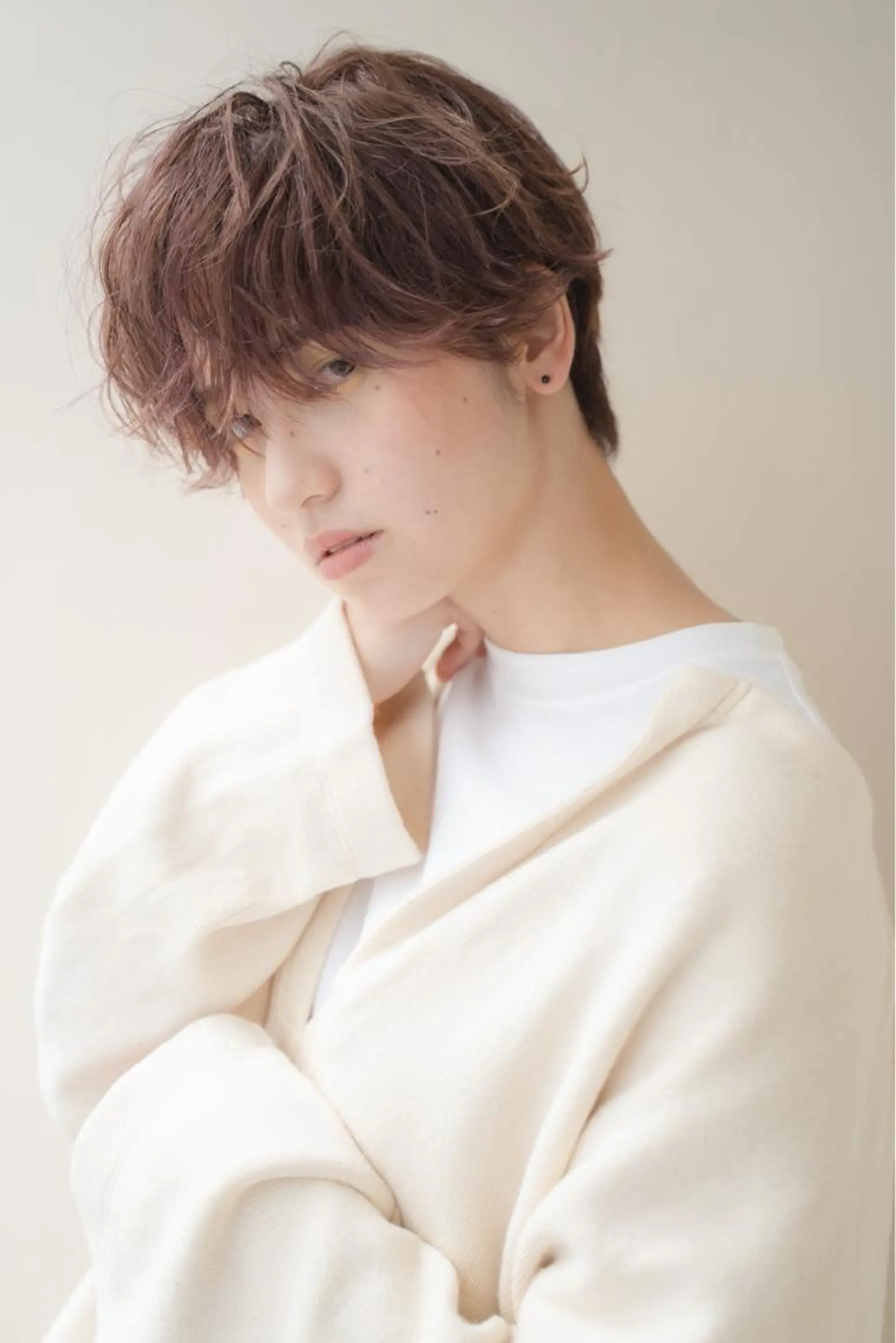 ショート カラー ひらやま りょういちのヘアスタイル