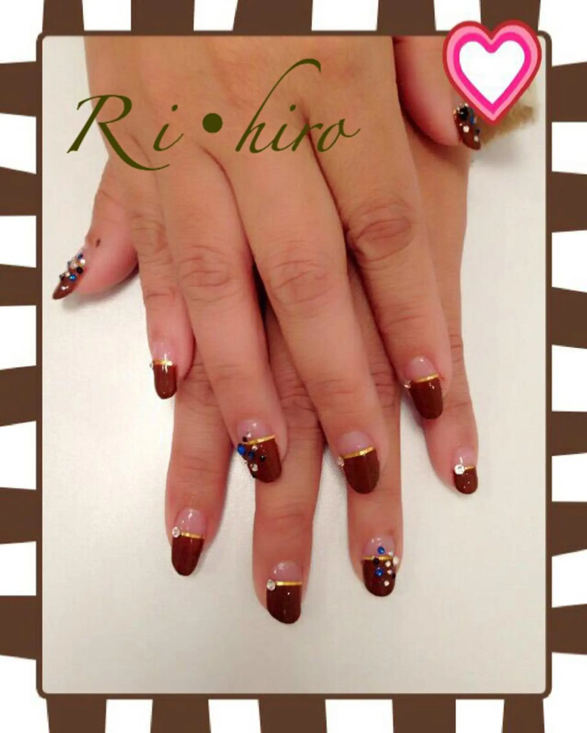 ネイル フレンチネイル ネイル＆フラワーサロン〜Ri✦hiro〜鳥栖店所属・HIRATA RIEのネイルデザイン