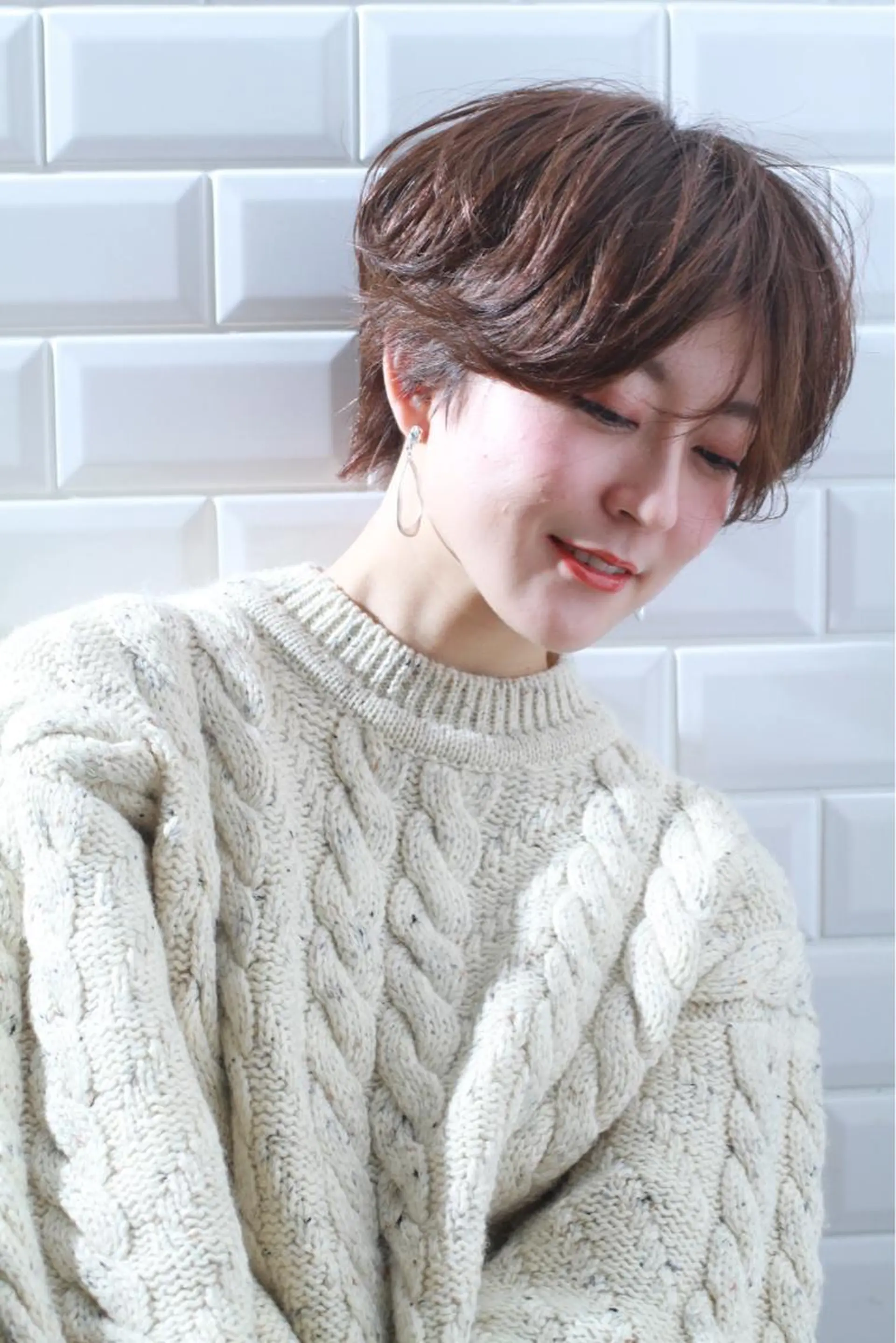 ショート カット ヘアカラー トリートメント APPiiS所属・丸茂 聖名のヘアスタイル