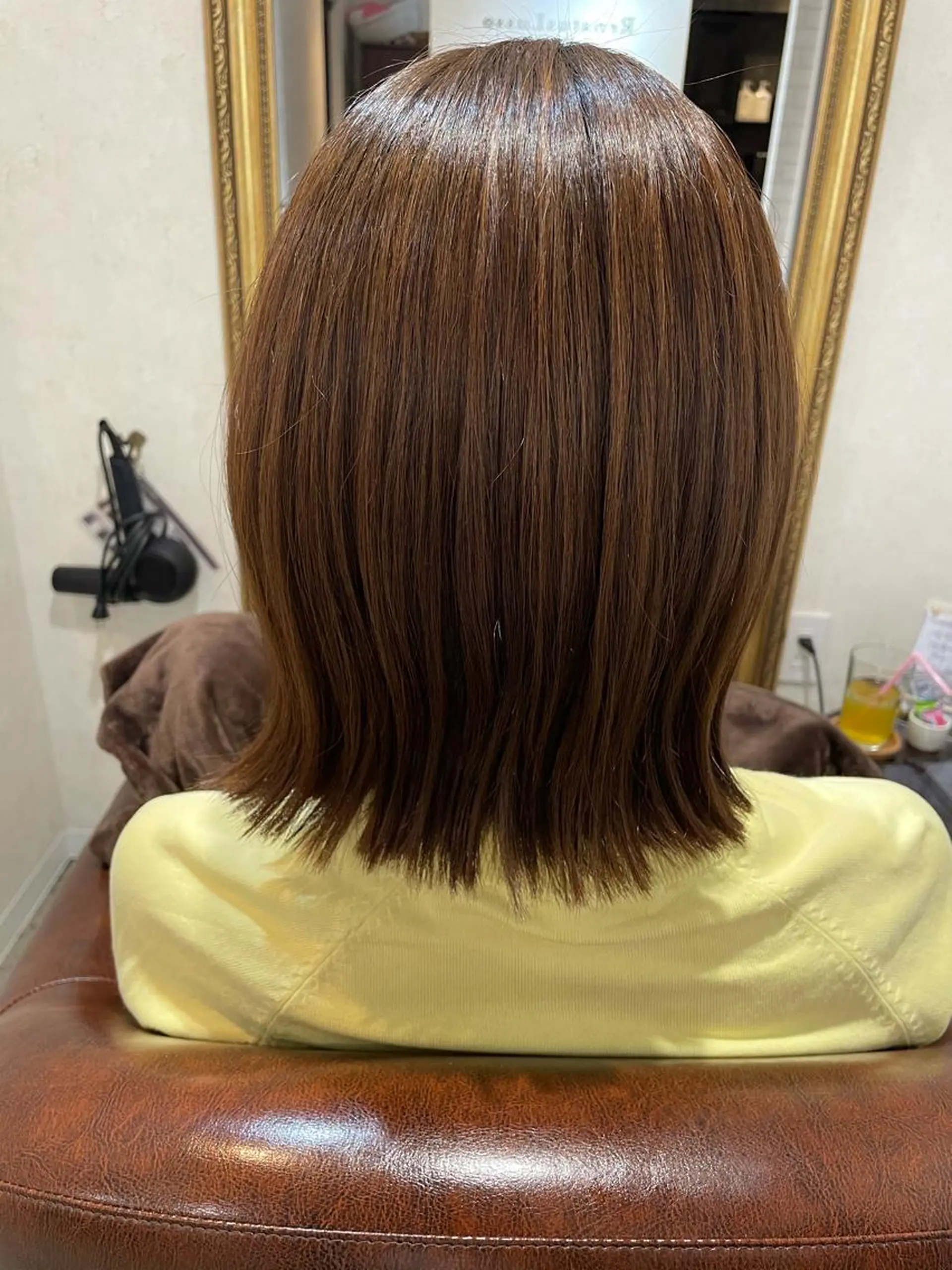 ショート ボブ 外ハネヘア 透明感カラー💎 AYAのヘアスタイル