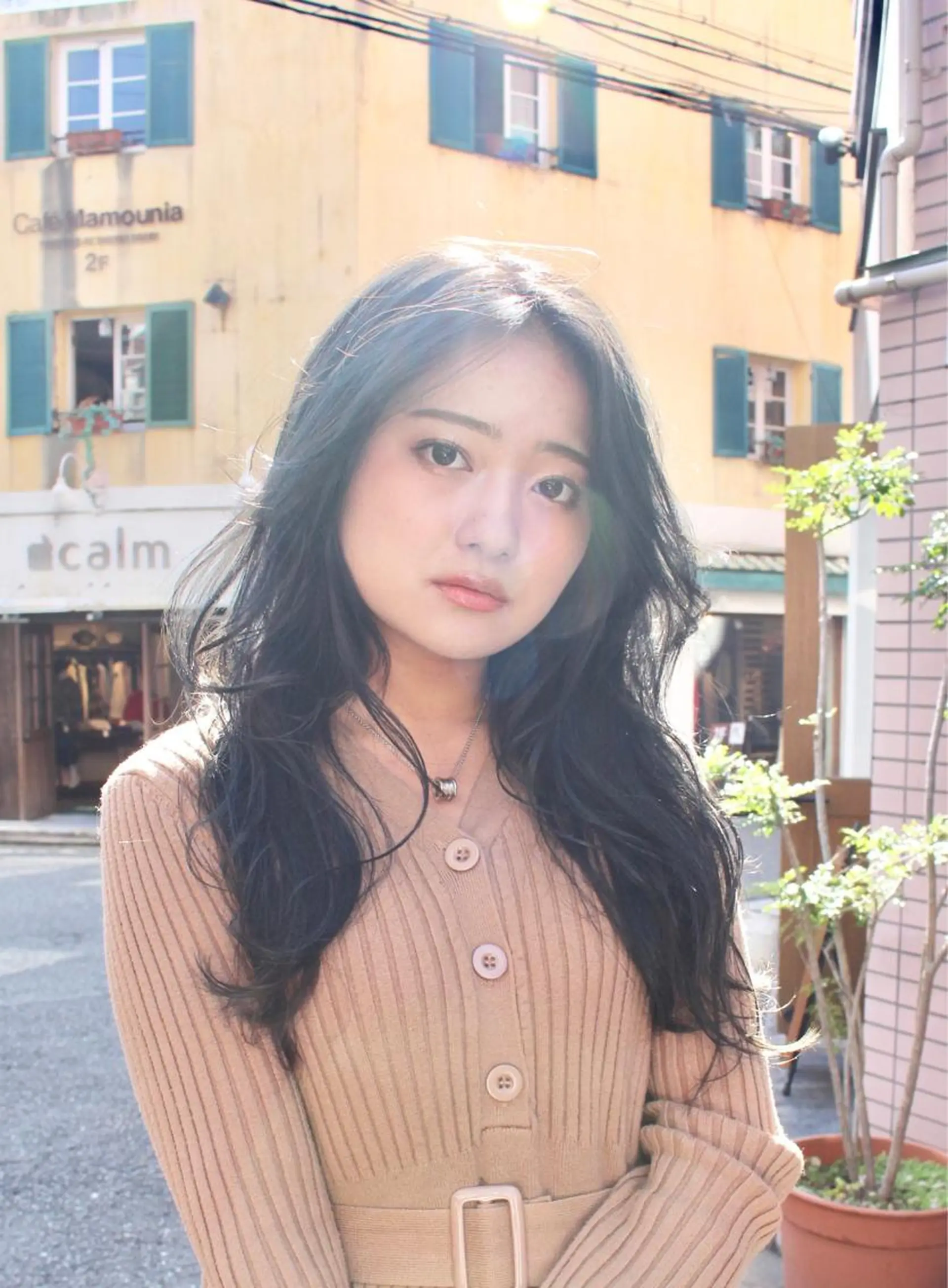 ロング カラー カット ヘアカラー トリートメント LEB所属・下河 宗太のヘアスタイル