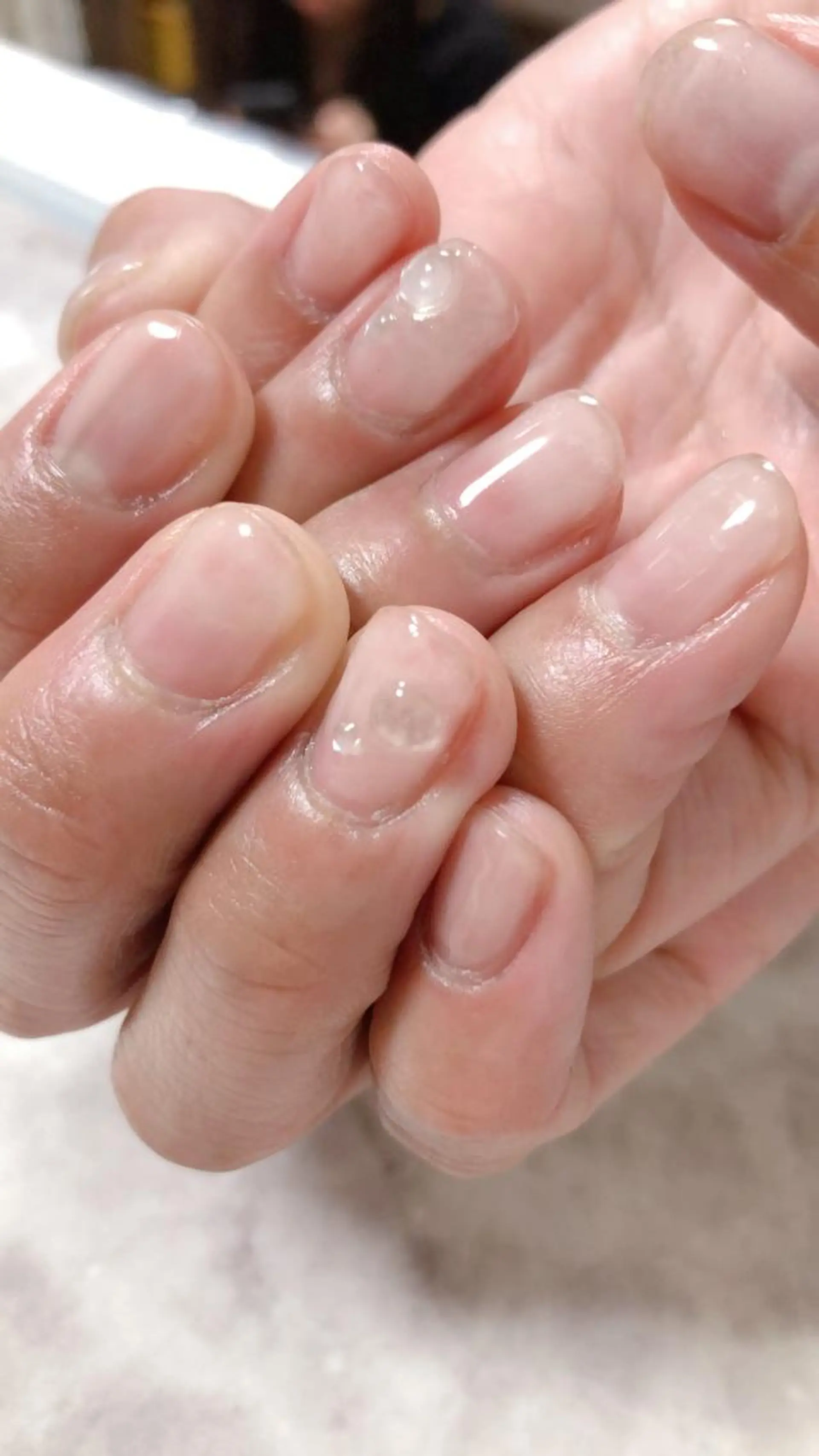 ネイル クリアネイル 山口 朋希のネイルデザイン