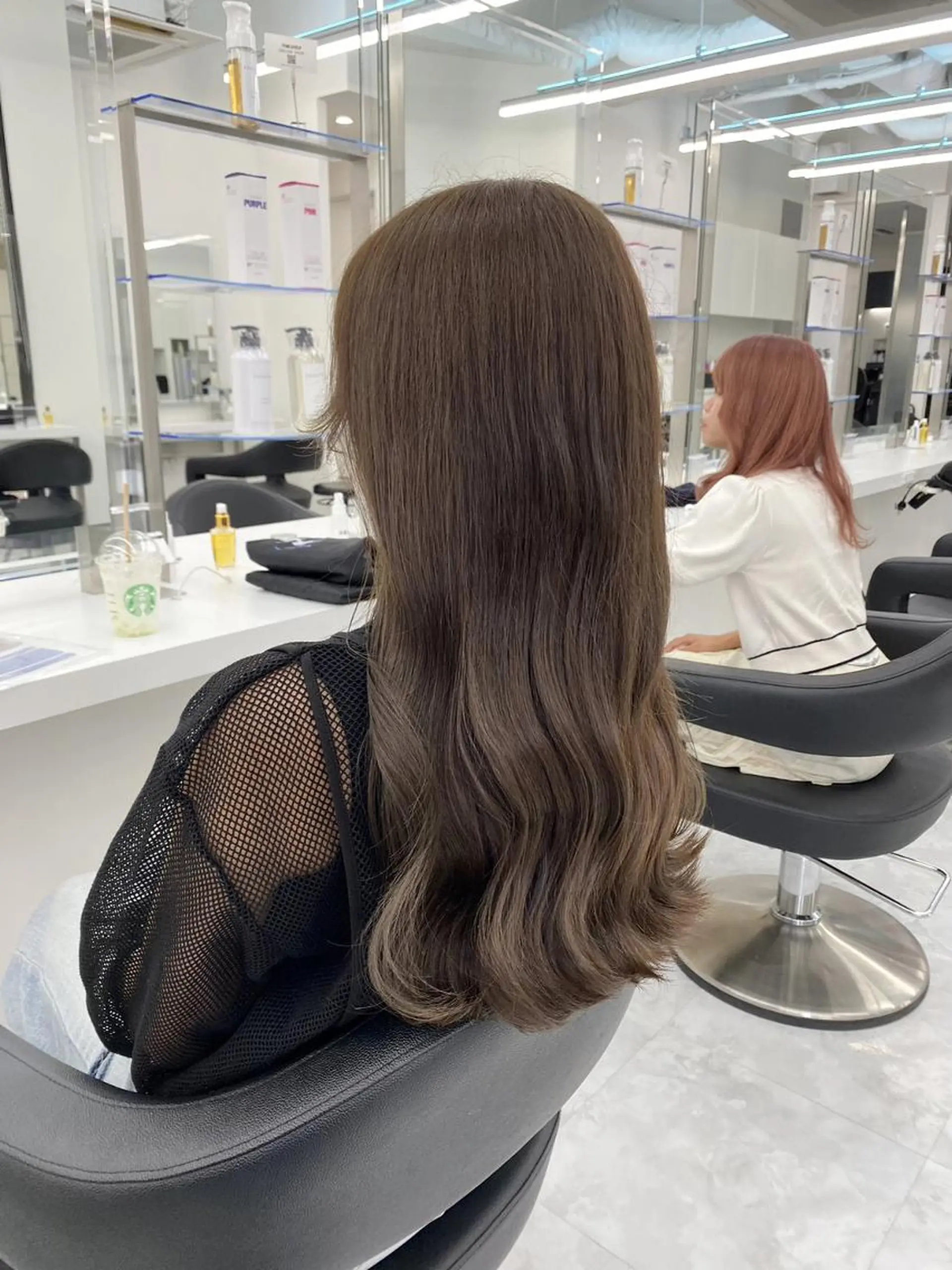 カラー 透明感🫧ナチュラル 上品ヘア🫧銀座のヘアスタイル