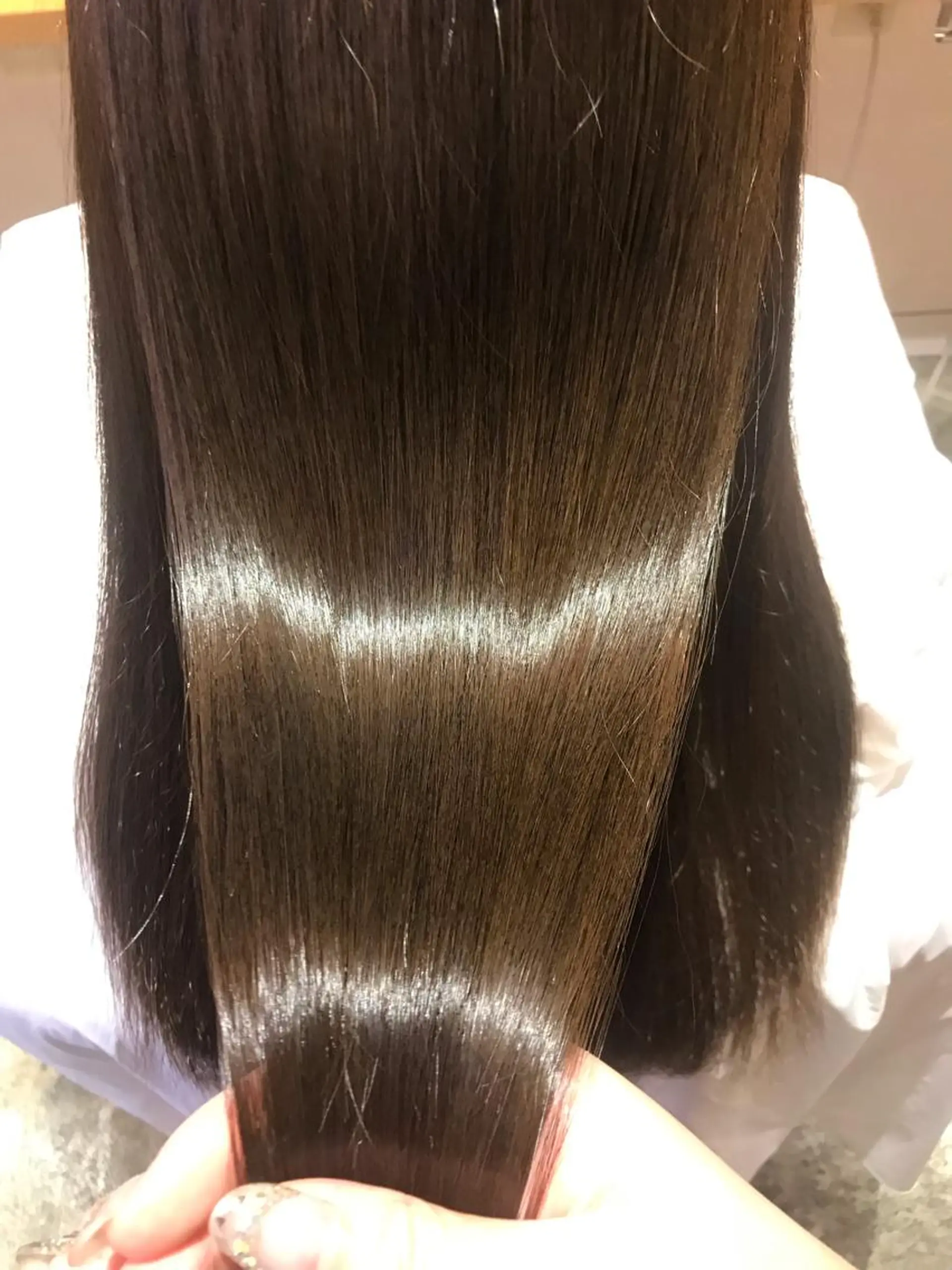 ロング カラー 髪質改善×矯正🫧 韓国ヘアasamiのヘアスタイル