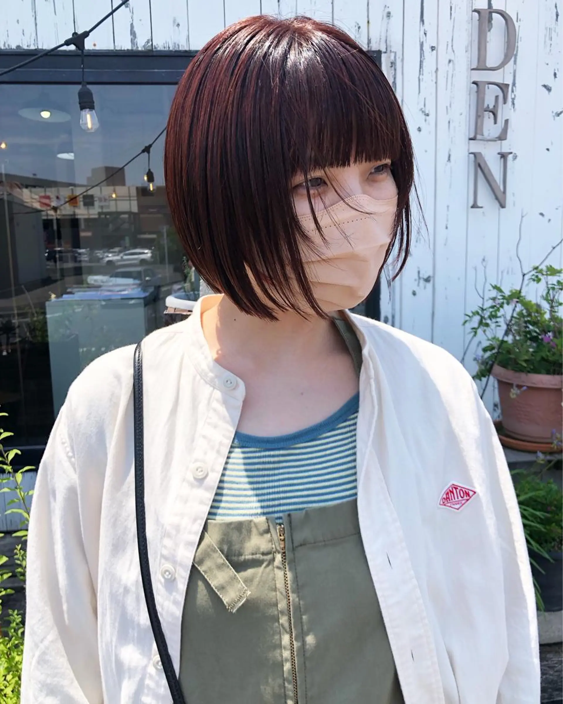 ショート カラー デザインカット🎨 ボブ🫟おざきのヘアスタイル