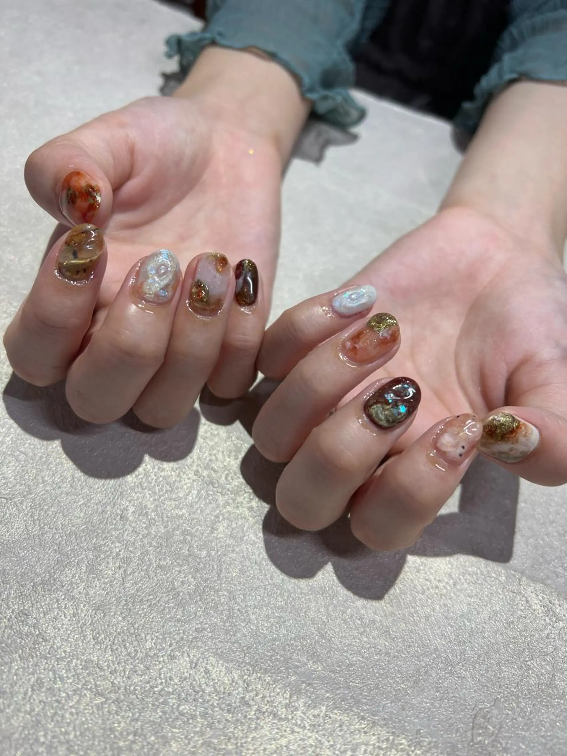 ネイル ハンドネイル フットネイル ハンドケア Nes.Nail所属・Miyagi Asamiのネイルデザイン
