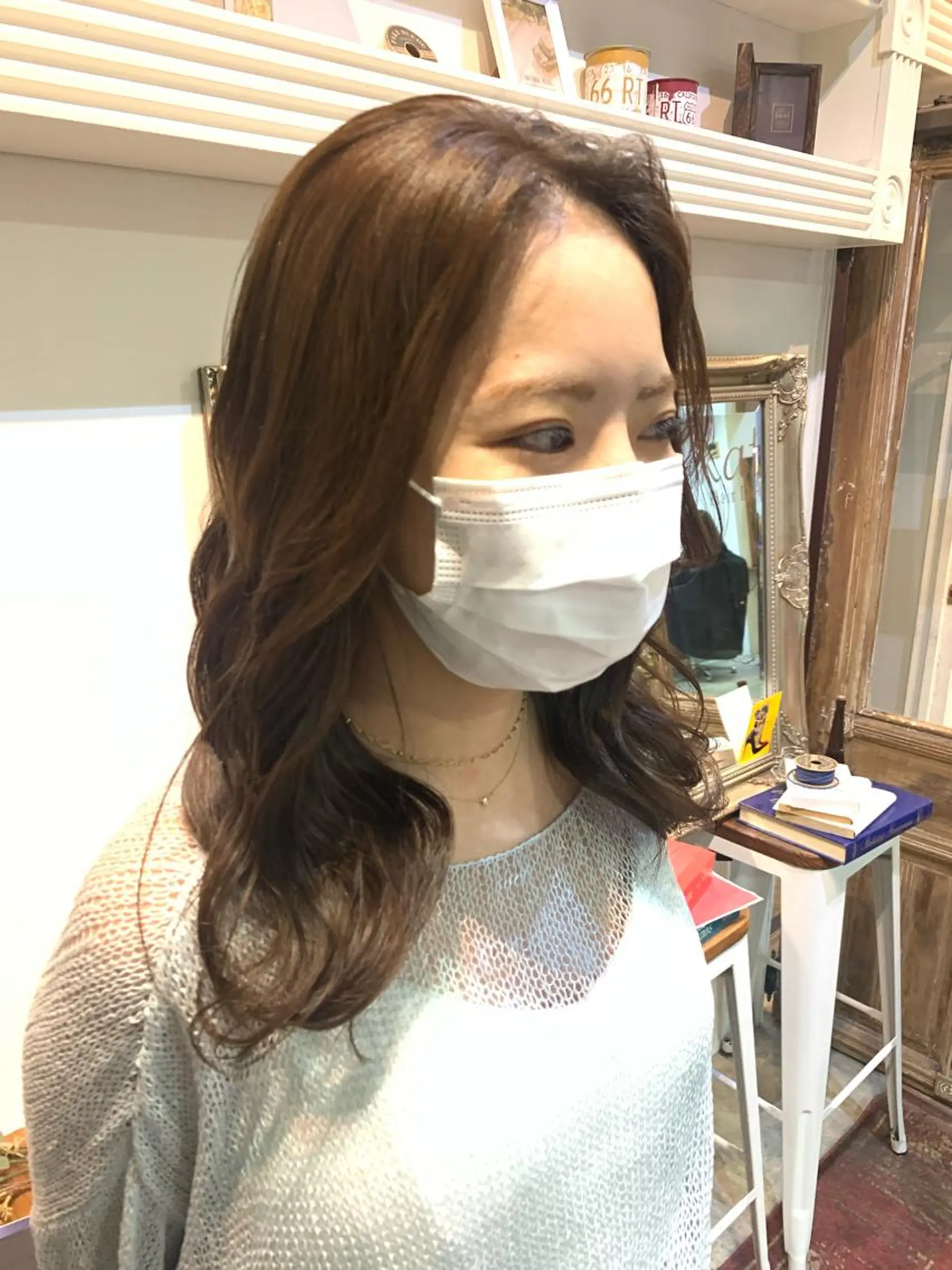 セミロング カット ヘアカラー トリートメント ヘッドスパ ヘアセット 山口 竣也のヘアスタイル