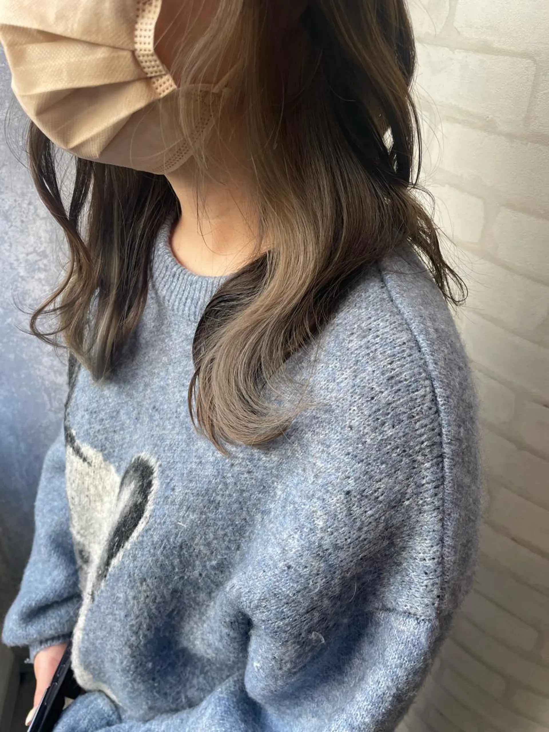 ミディアム ヘアカラー 山浦 伶奈のヘアスタイル