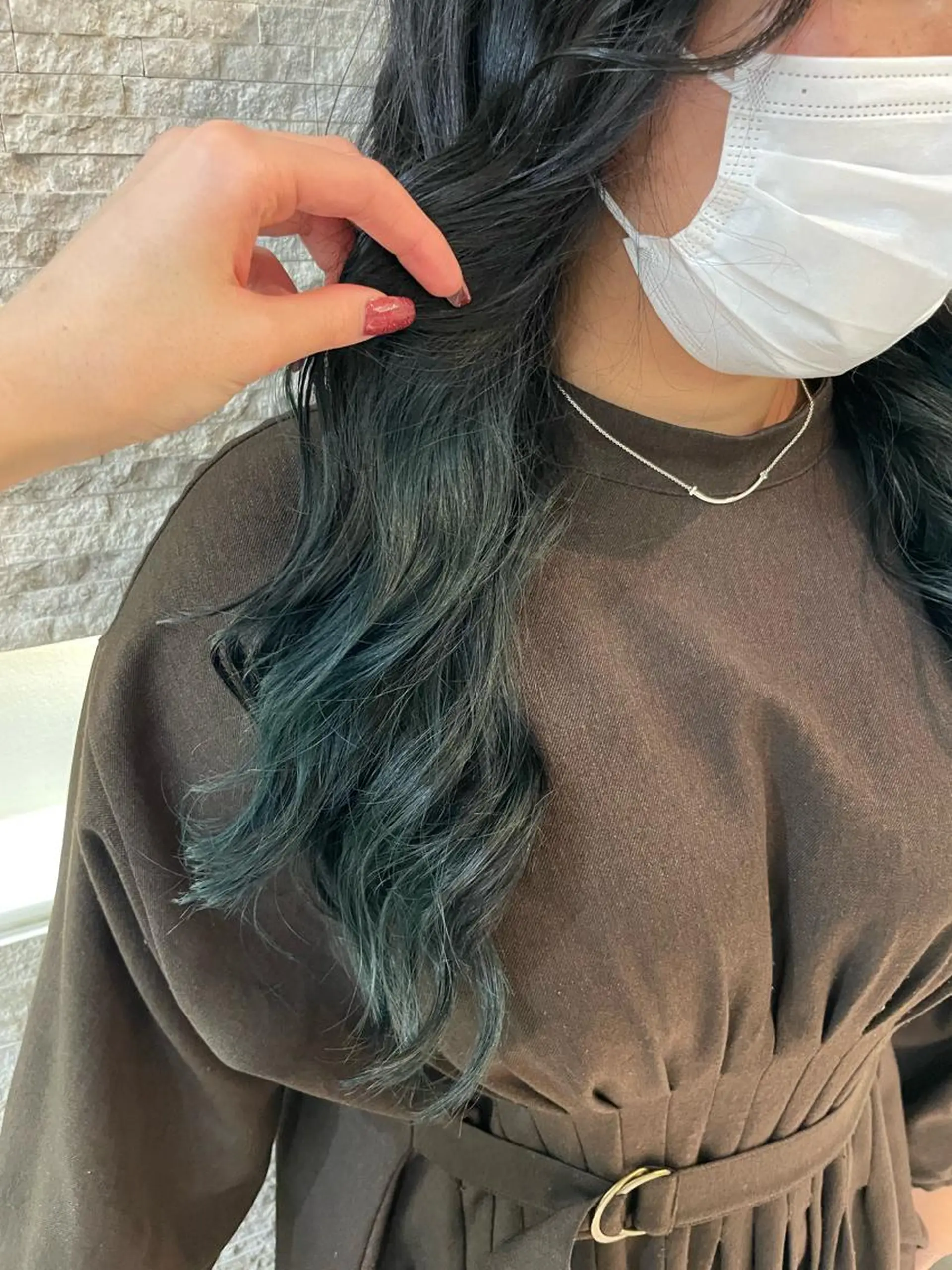 ロング カット ヘアカラー トリートメント 🌹門奈🌹髪質改善 /透明感カラーのヘアスタイル