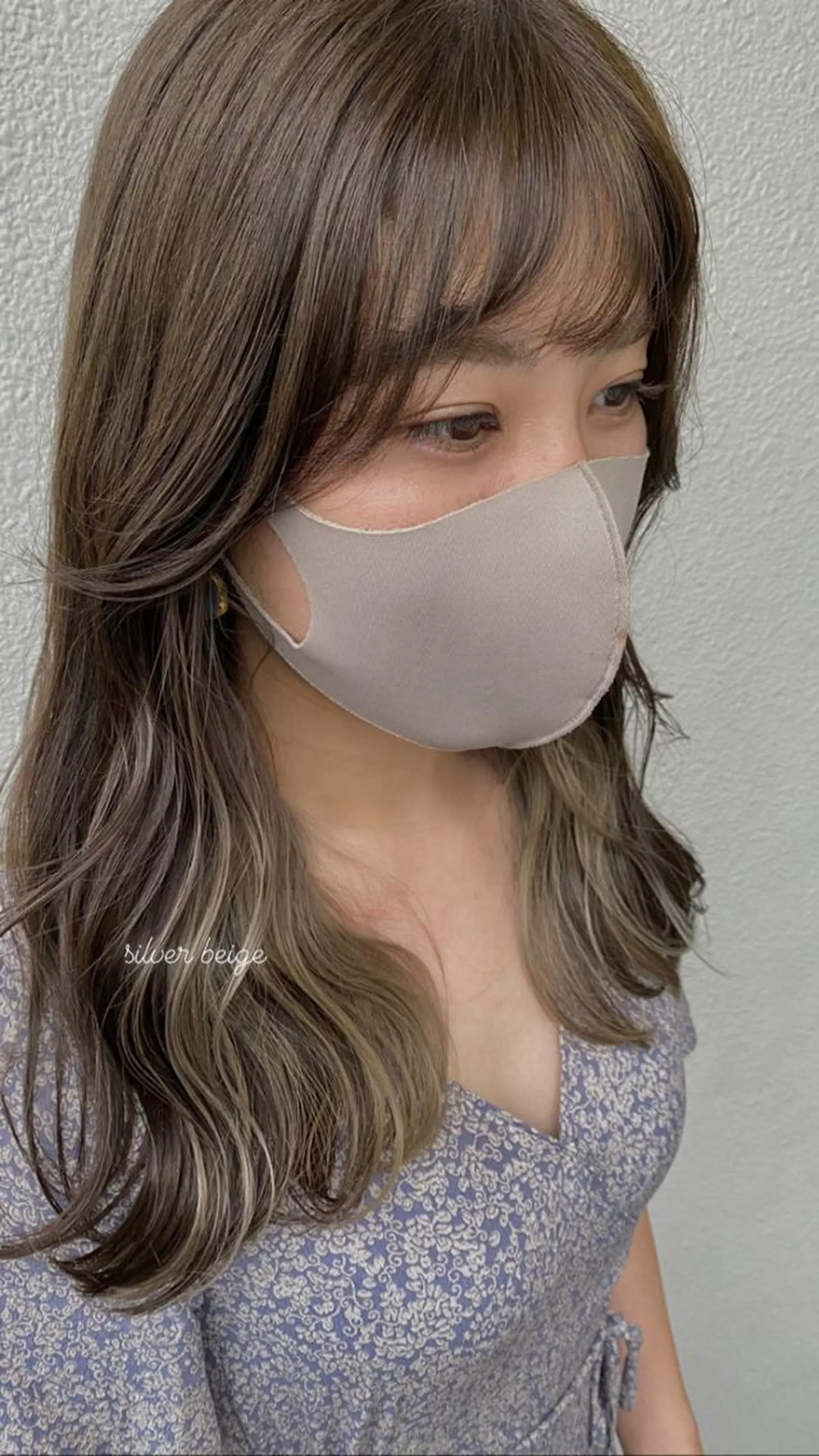 ロング カラー イヤリングカラー インナーカラー ヘアカラー 博多美容室♡ 髪質改善/艶カラーのヘアスタイル