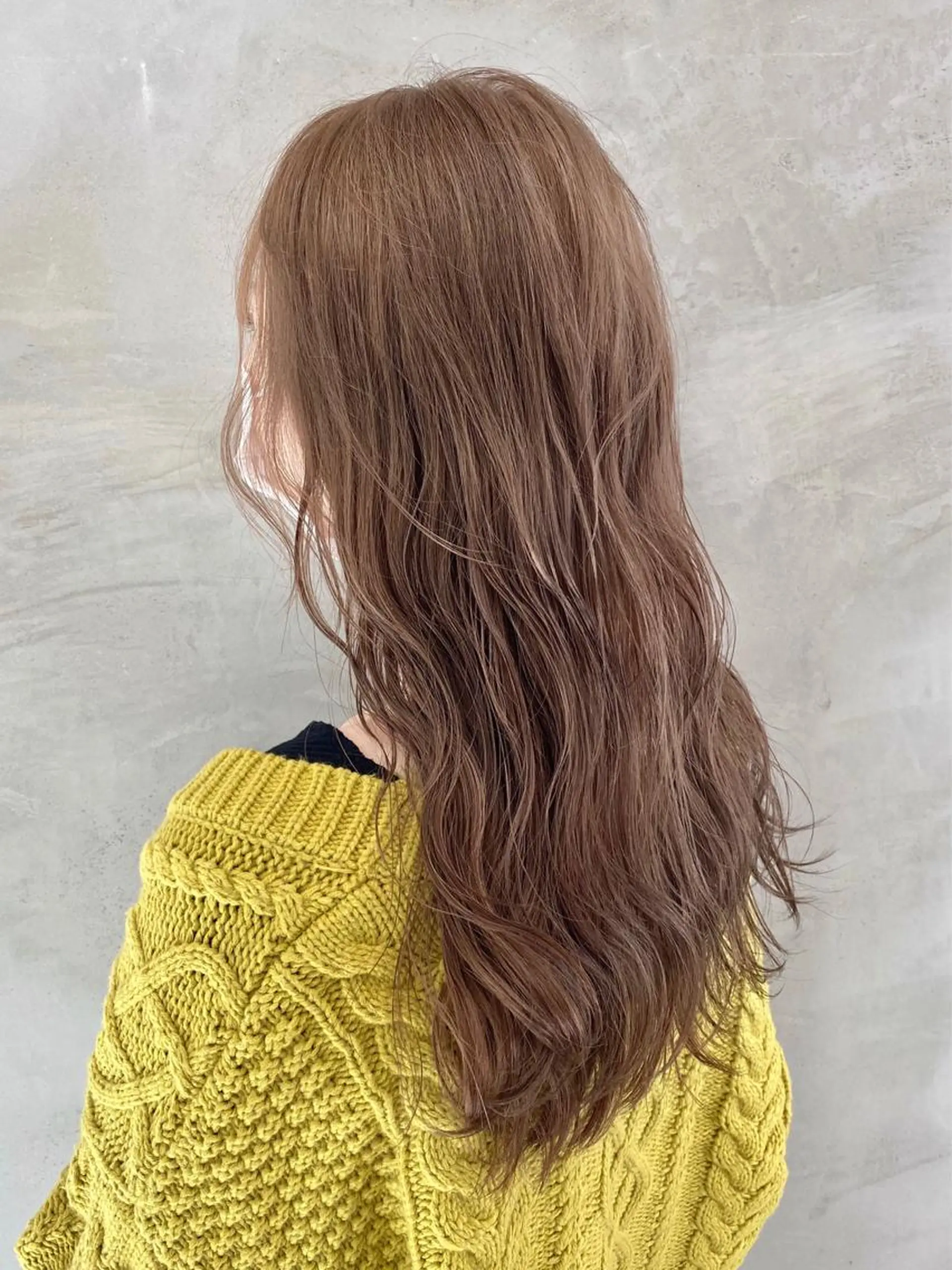 ロング カラー ブリーチ カット ヘアカラー トリートメント pesca 長町南店 OIKAWAのヘアスタイル