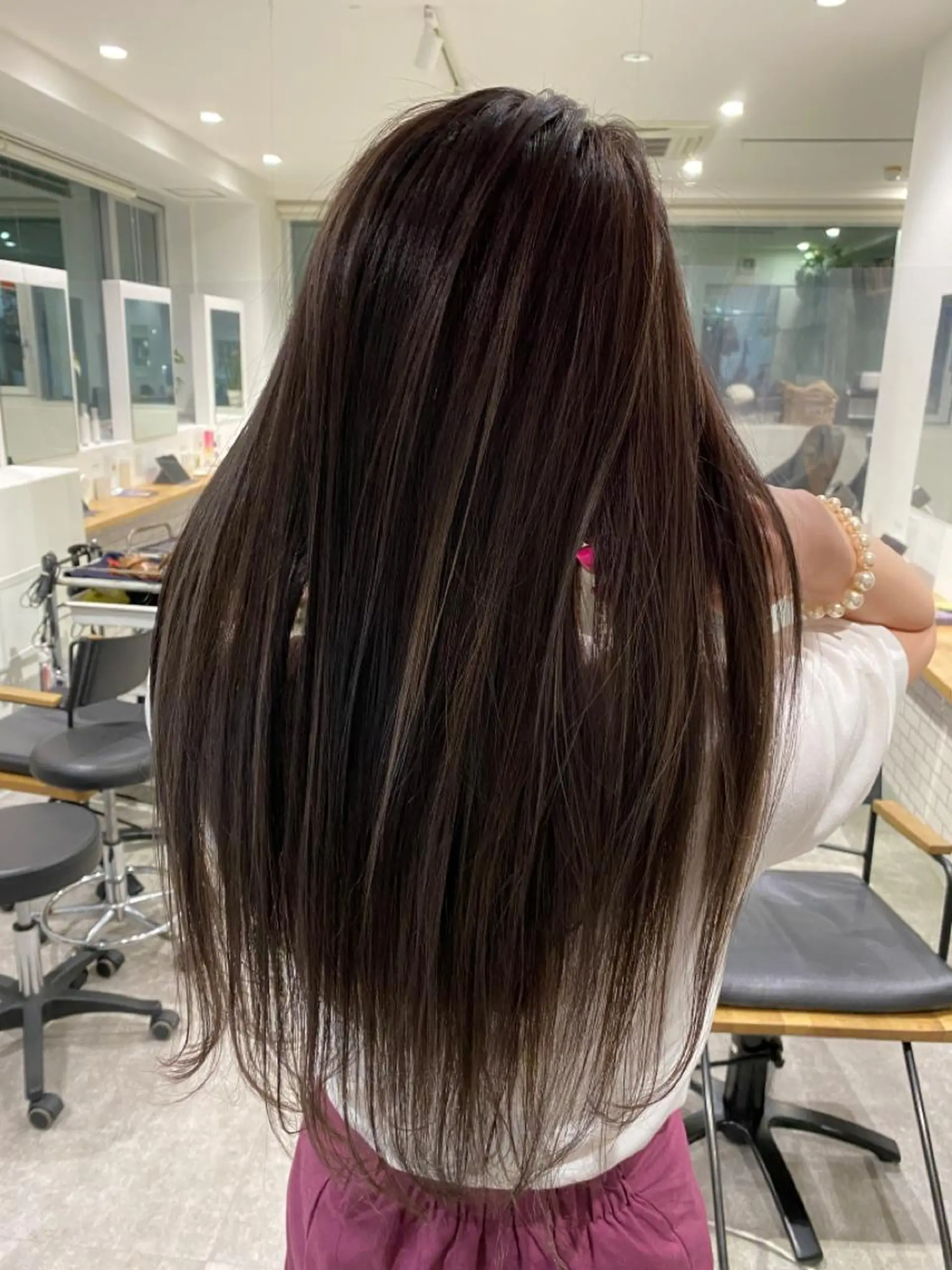 ミディアム カラー トリートメント JIL BLAN 京都のヘアスタイル