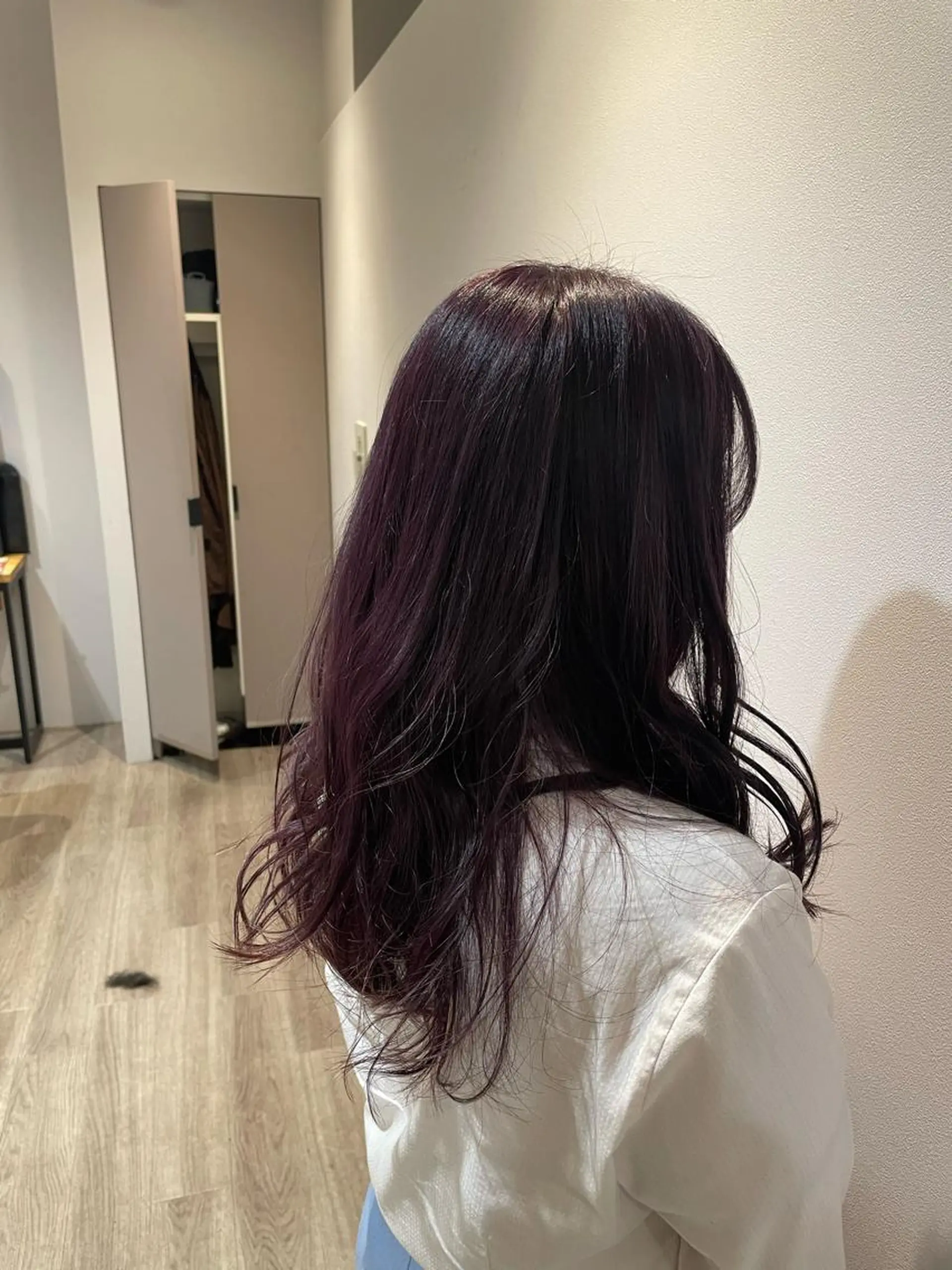 セミロング カラー ラベンダーカラー バイオレットカラー EARTHセンター南店所属・宮澤 理久のヘアスタイル