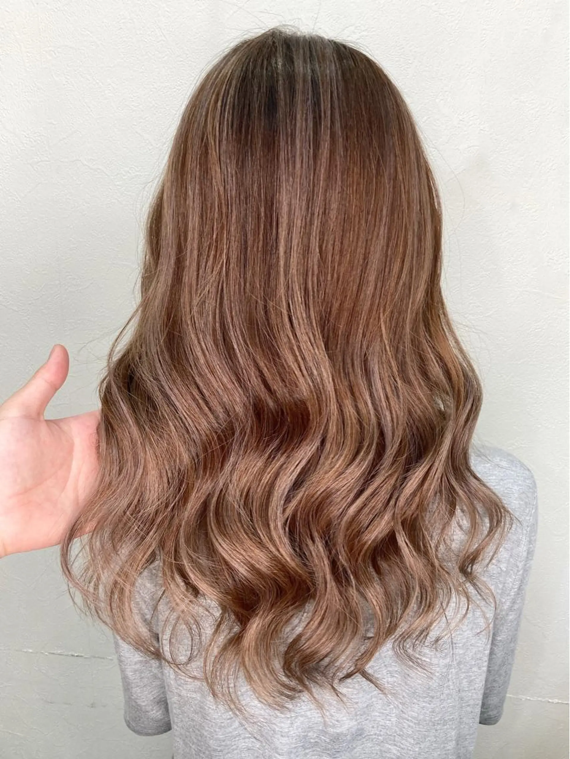 ミディアム カラー ハイライトカラー ハイライト KEISUKE/カラ ー🐶シールエクステのヘアスタイル