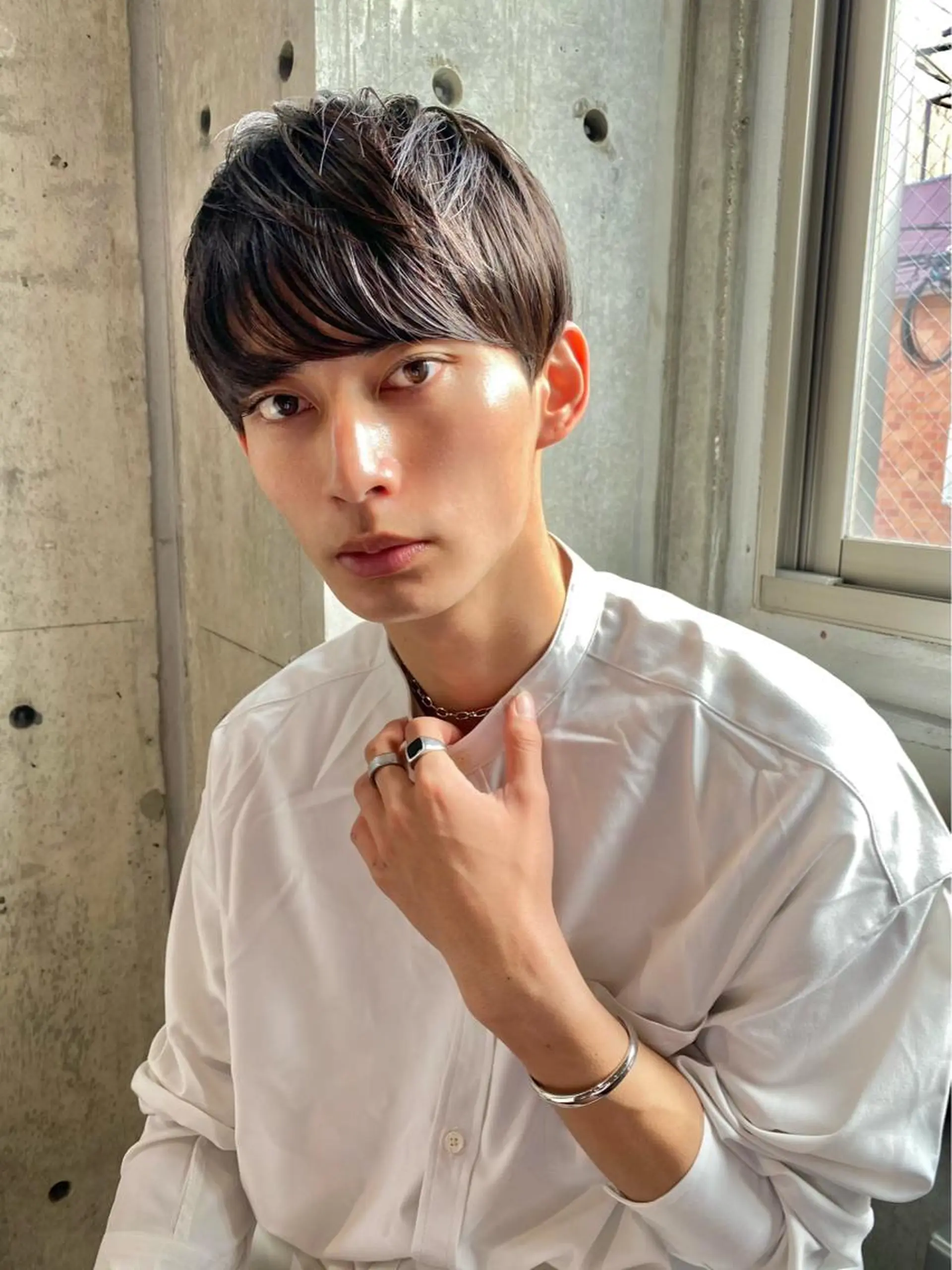 ショート メンズ カット 似合わせカラーパーマ 🌿kitin米川のヘアスタイル