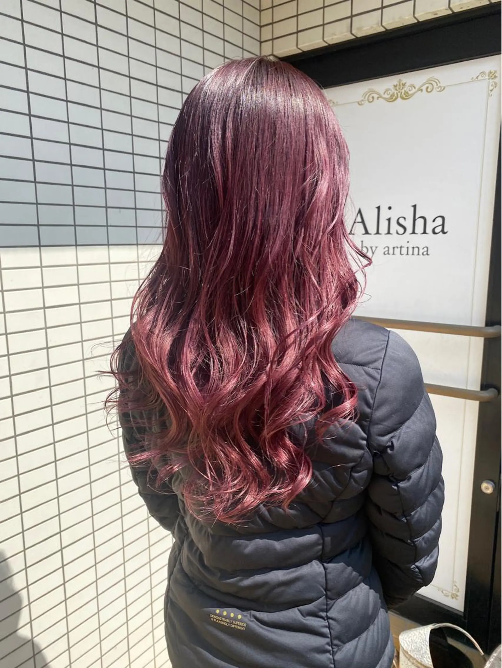 ロング カラー ブリーチ イルミナカラー ピンクカラー Hair Salon JEUNESSE所属・【髪質改善】加藤 崇徳のヘアスタイル