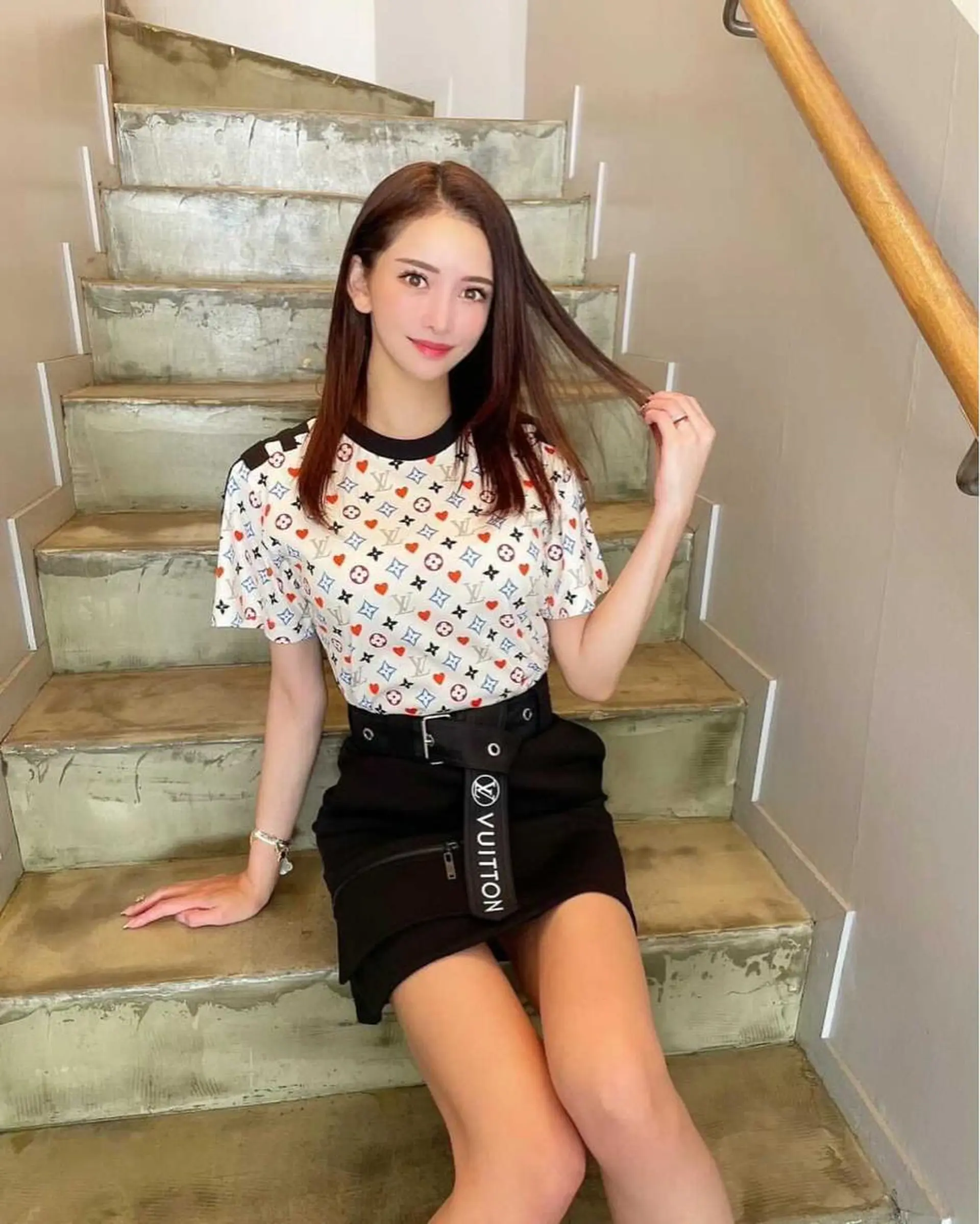 セミロング カラー トリートメント トリートメント 顔まわりカット✨艶髪 ✨髪質改善✨伴響佳のヘアスタイル