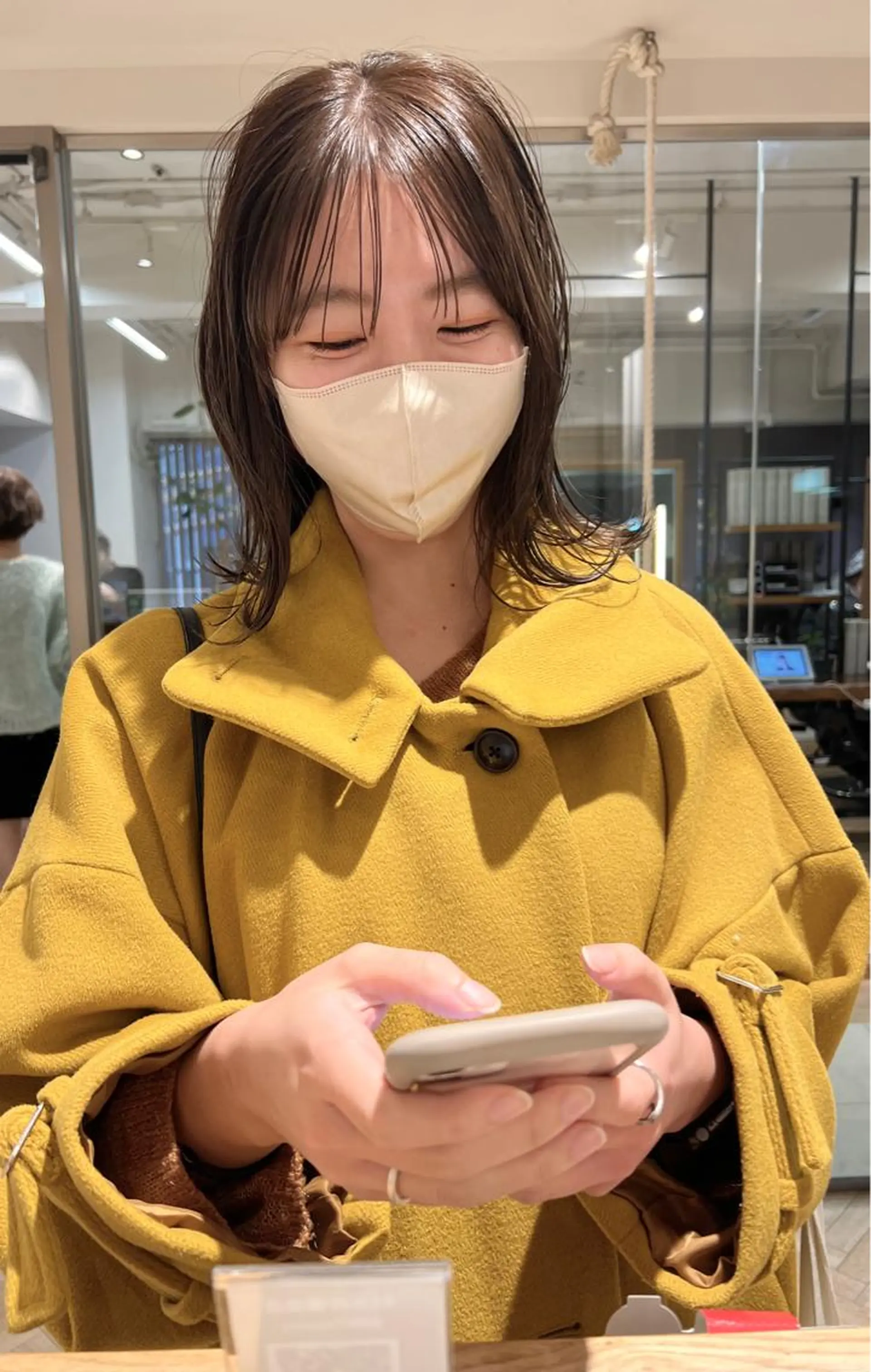 ミディアム カラー ヘアアレンジ ベージュカラー カット ヘアカラー トリートメント 🌿ショートカット/ パーマ/淳平のヘアスタイル