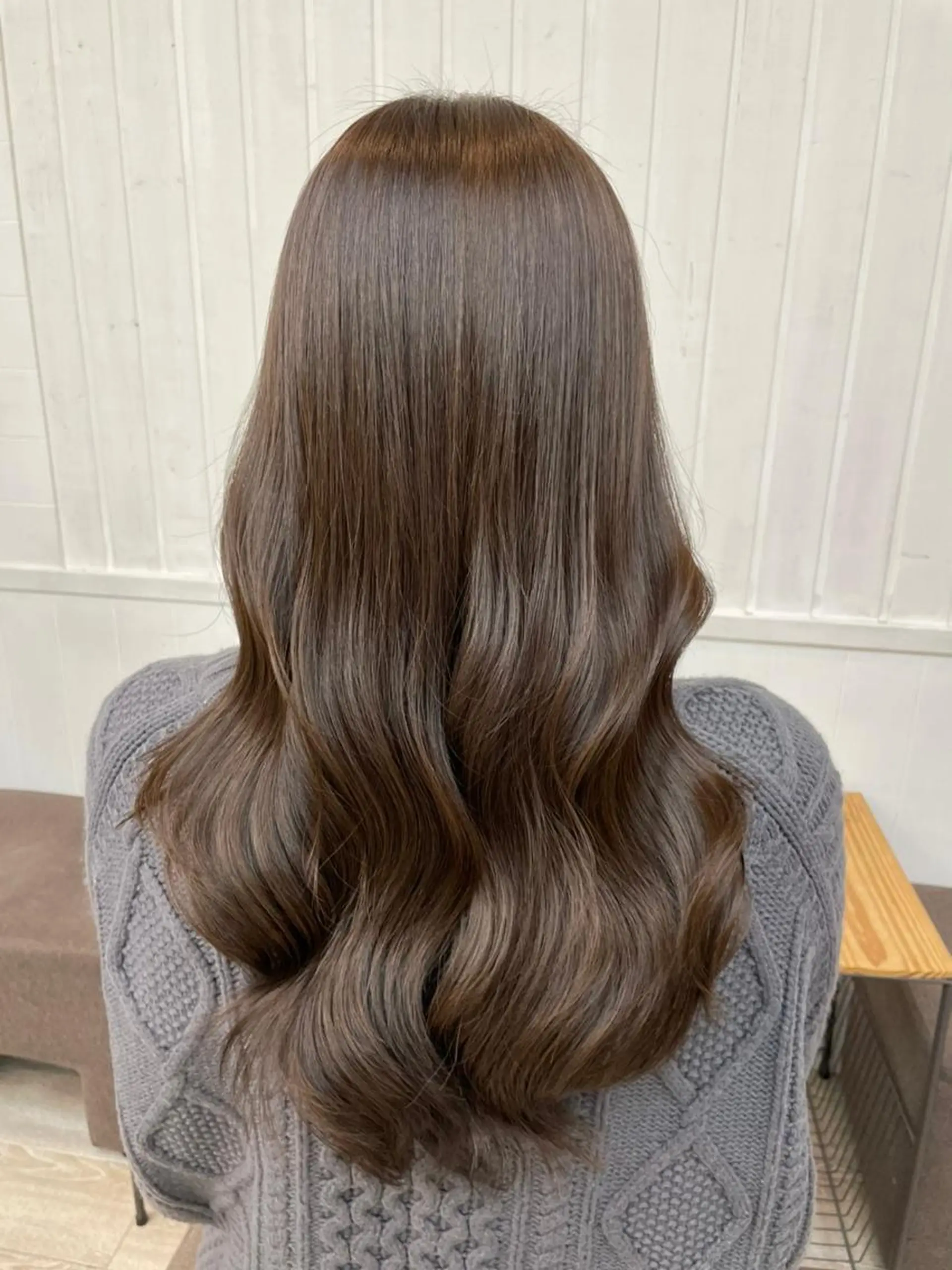 セミロング ヘアアレンジ パーマ カラー カット ヘアカラー トリートメント N° +aero 横浜のヘアスタイル
