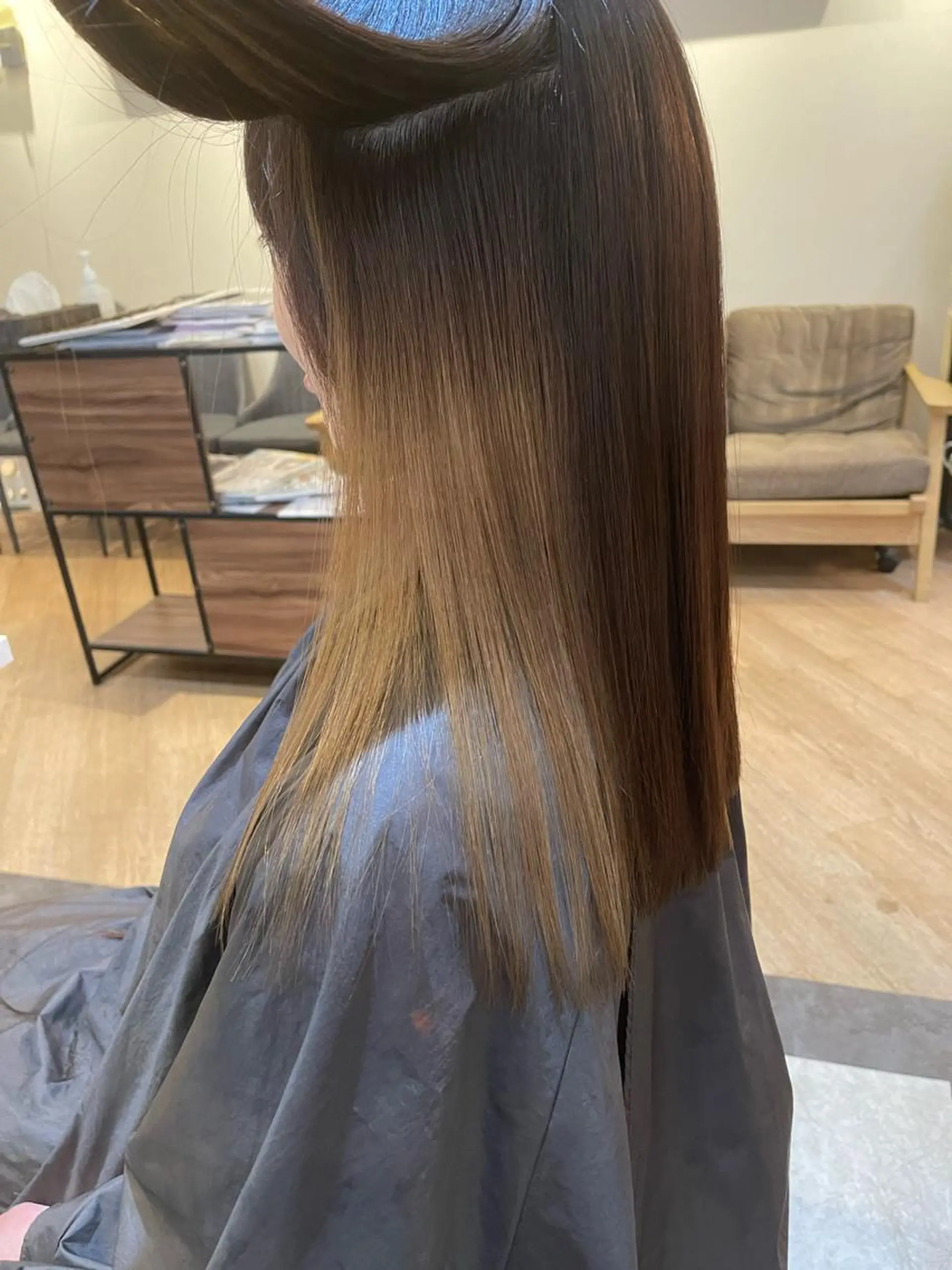 ロング 縮毛矯正 fuu。。。銀座所属・美髪質改善✨ 縮毛矯正✨HIDEのヘアスタイル