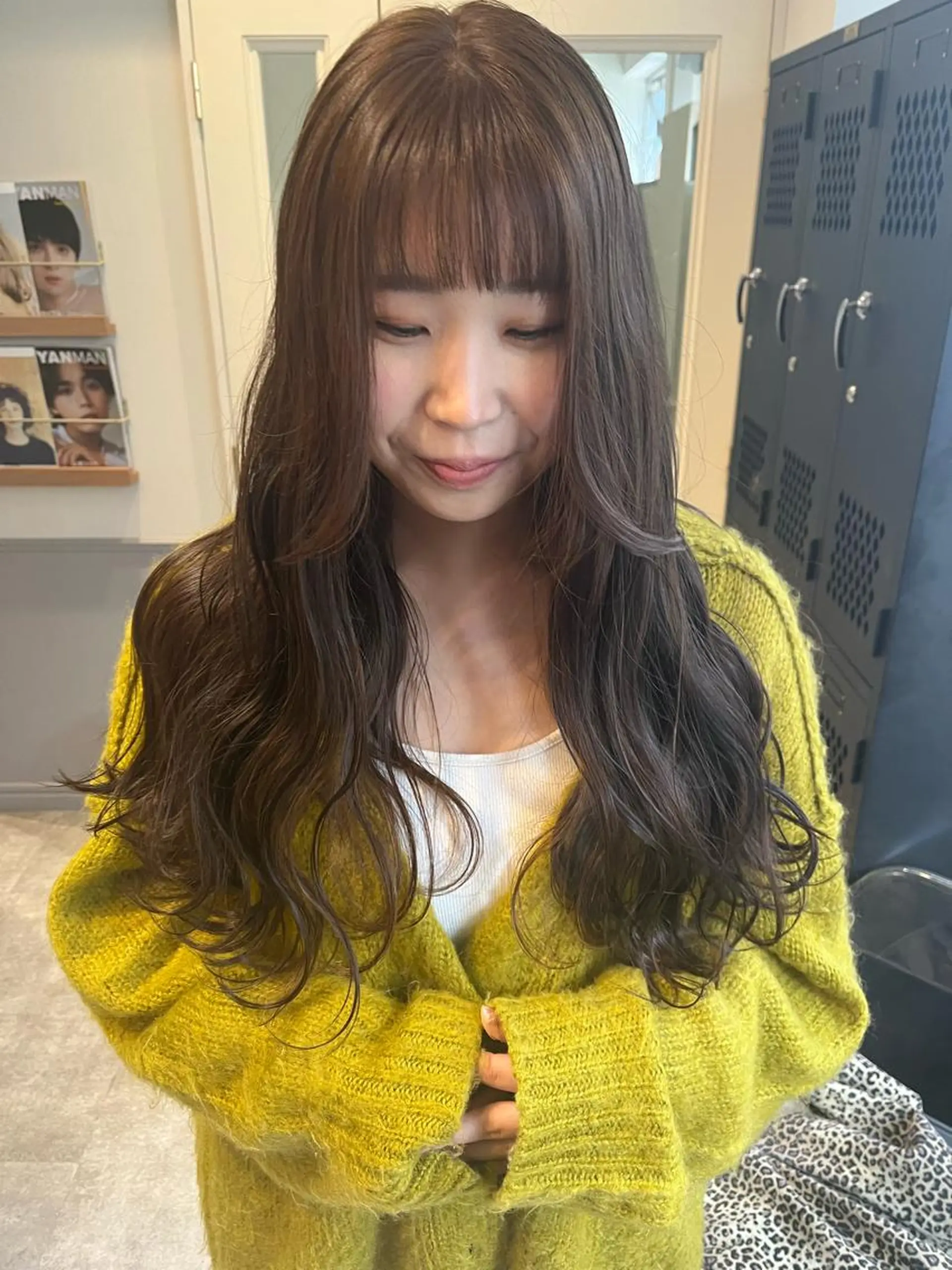 ロング ヘアカラー SIKI yuuna モテ韓国ヘア☁️のヘアスタイル