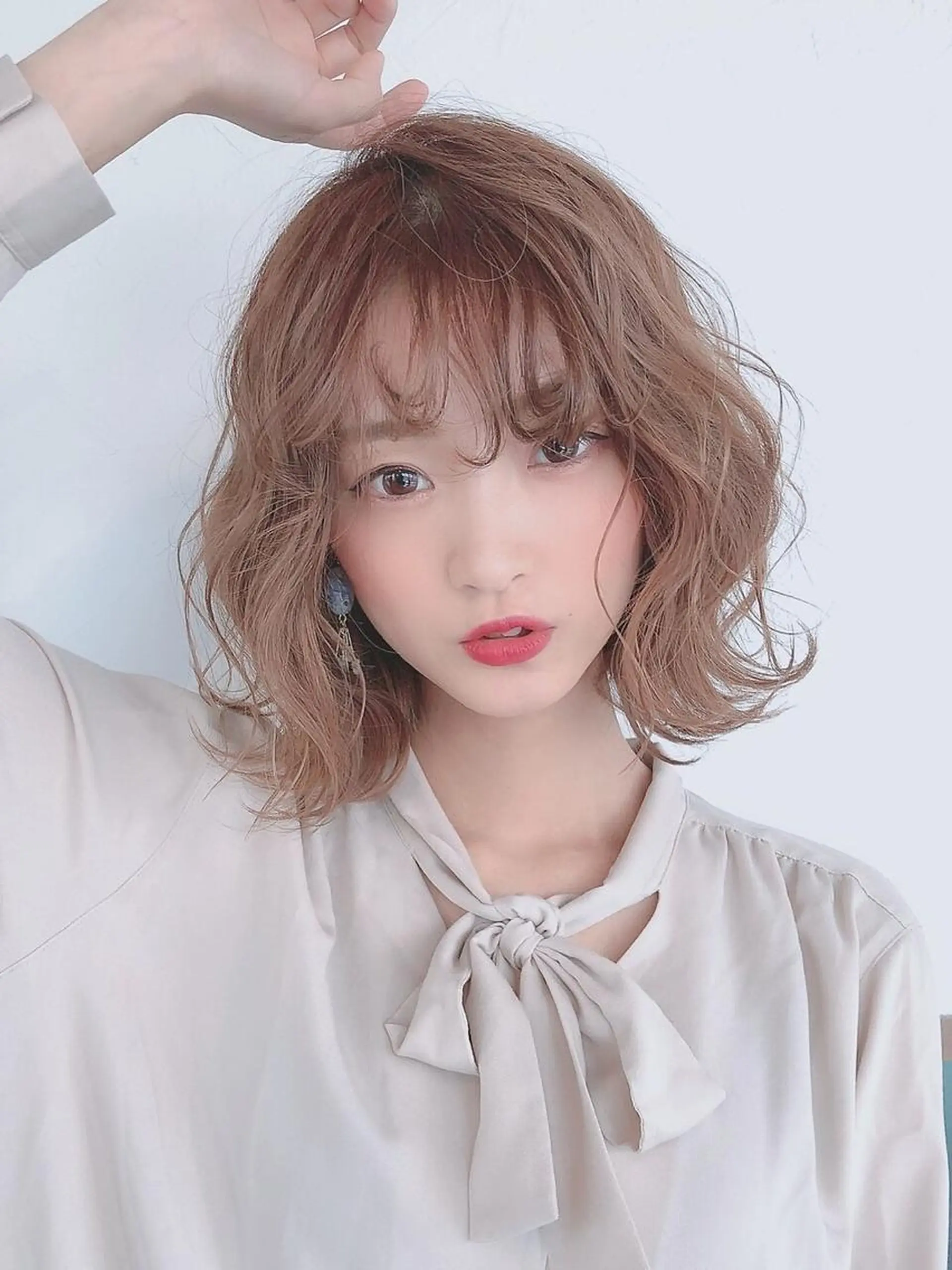 ミディアム カラー パーマ ヘアアレンジ ヘアカラー トリートメント ⭐️ハイクオリティ カラー杉本雄志⭐️のヘアスタイル