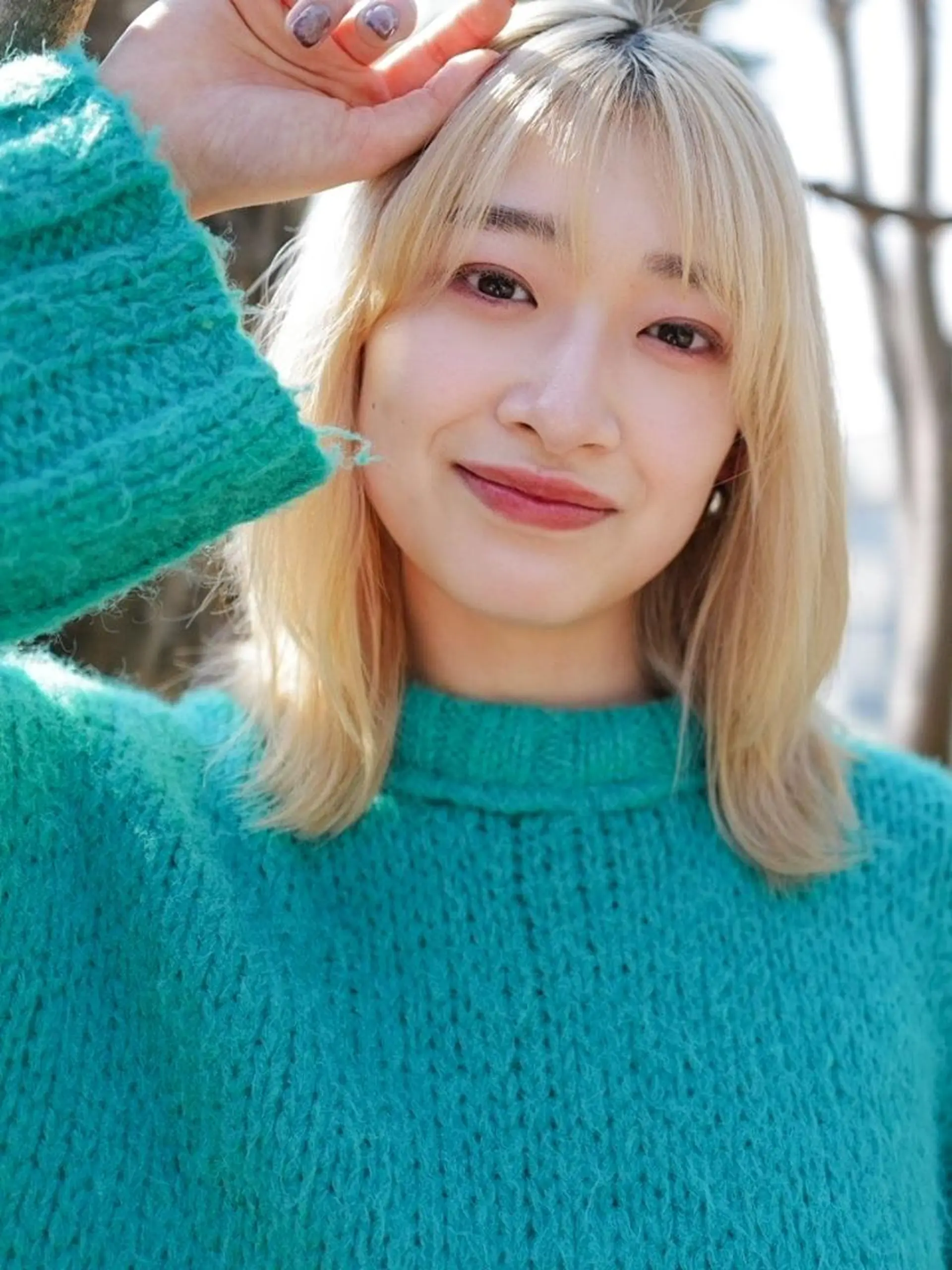 ミディアム カラー ヘアアレンジ cecil hair 難波店所属・髪質改善透明感カラー /SHOGO☀️のヘアスタイル