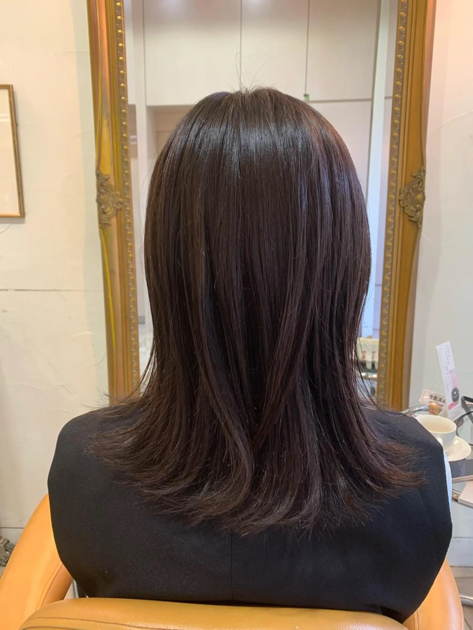 ミディアム カラー オブヘア鷺沼所属・立石 タテイシのヘアスタイル