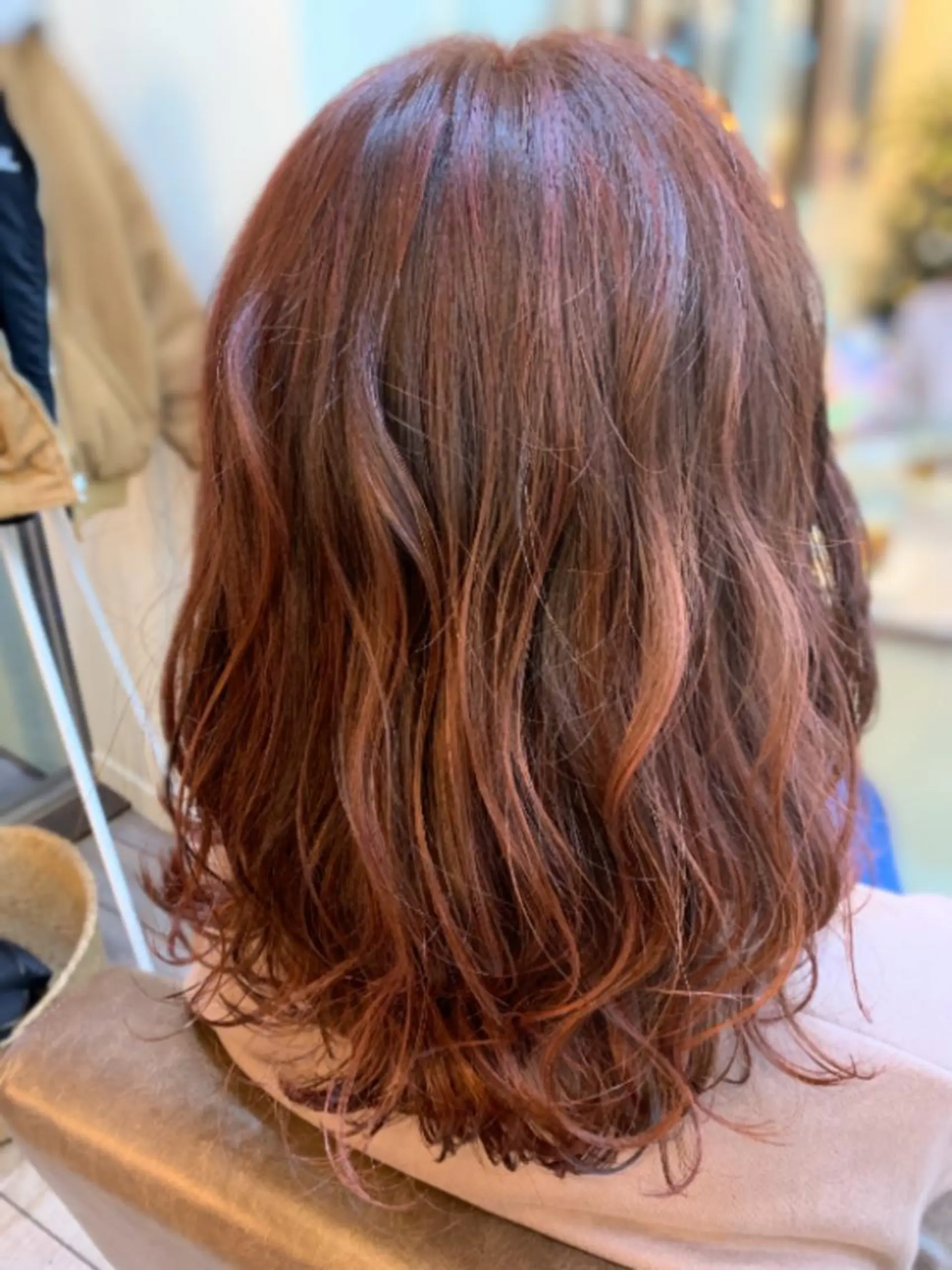 ミディアム カラー ヘアカラー 鶴見 和美のヘアスタイル