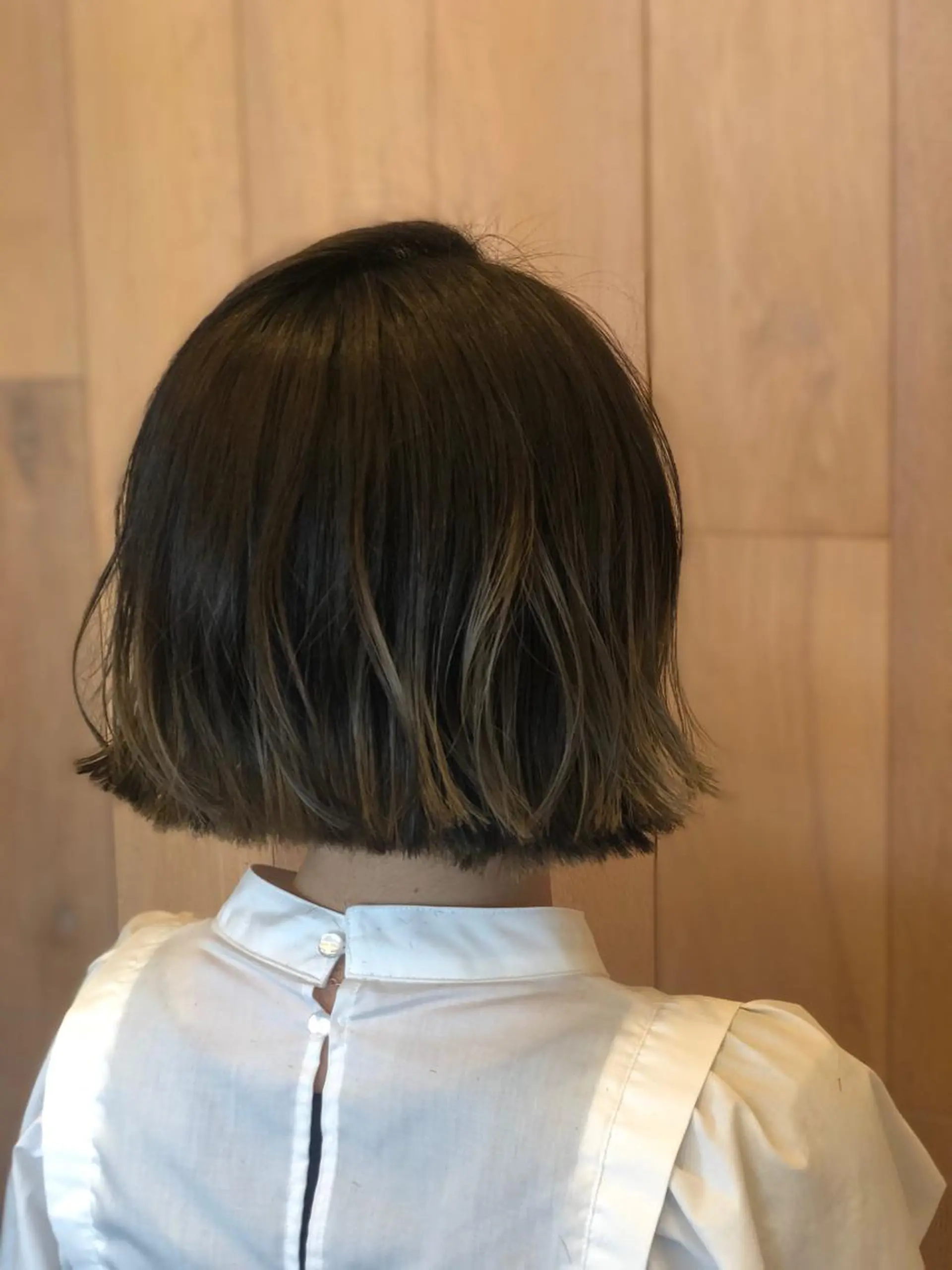 ショート 切りっぱなしボブ ボブ 佐伯 凌太郎のヘアスタイル