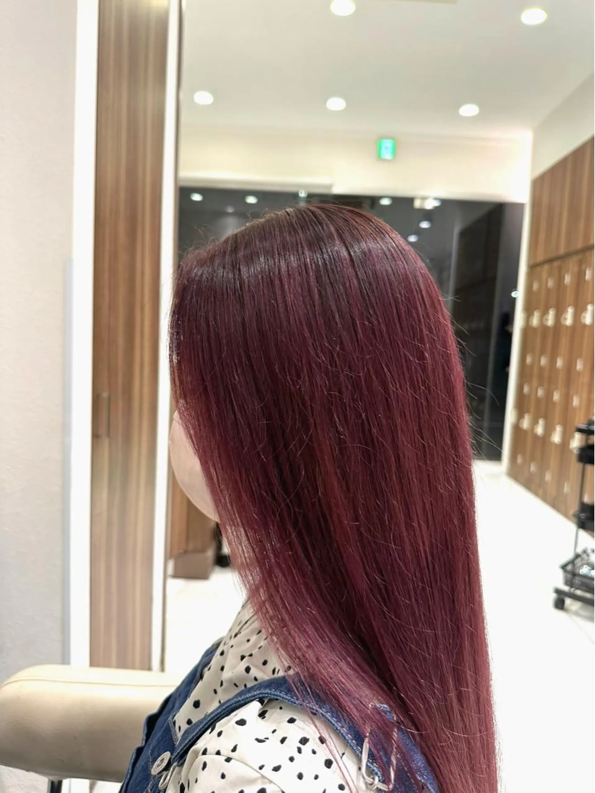ロング カラー ピンクカラー ロング トリートメント ヘアカラー メンズカット/進藤 龍之介のヘアスタイル
