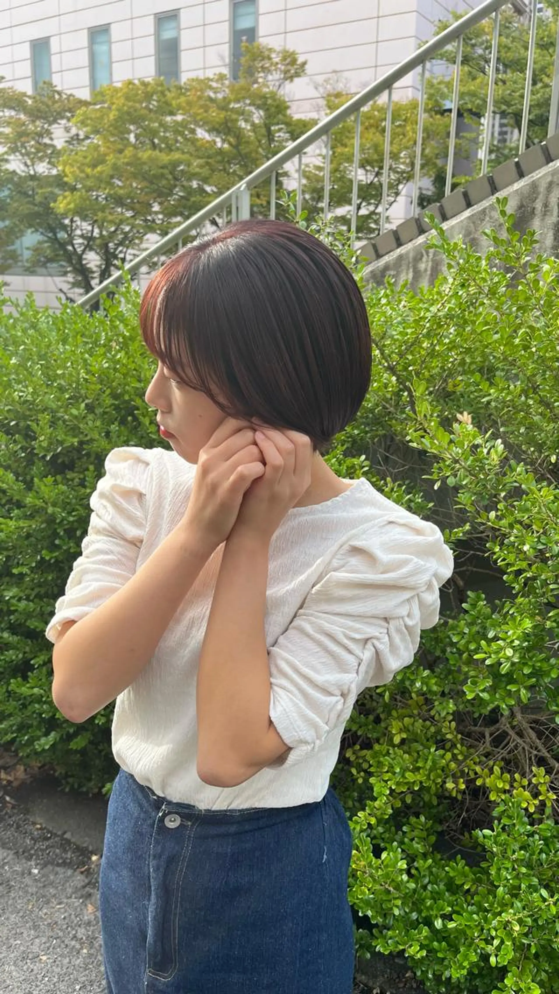 ショート 縮毛矯正/髪質改善 斉藤春のヘアスタイル