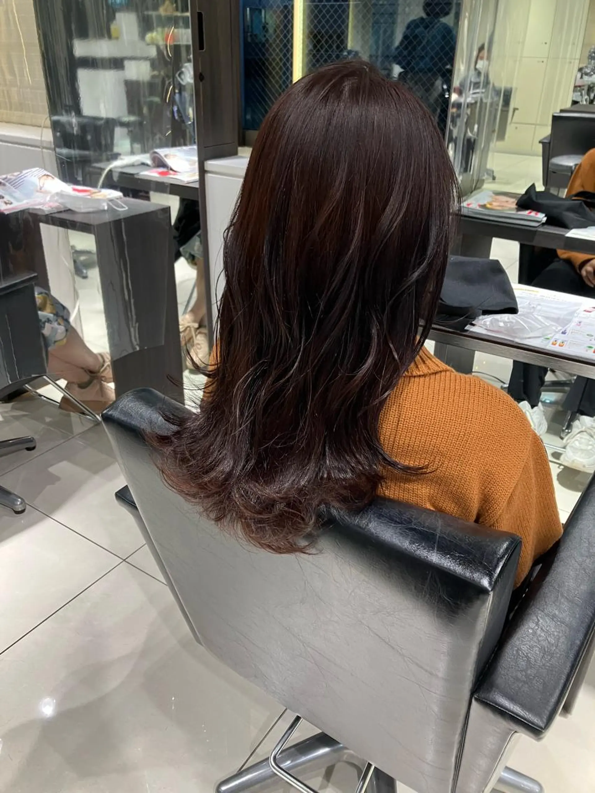 ロング ピンクブラウン AKI🌼 aroma hairのヘアスタイル