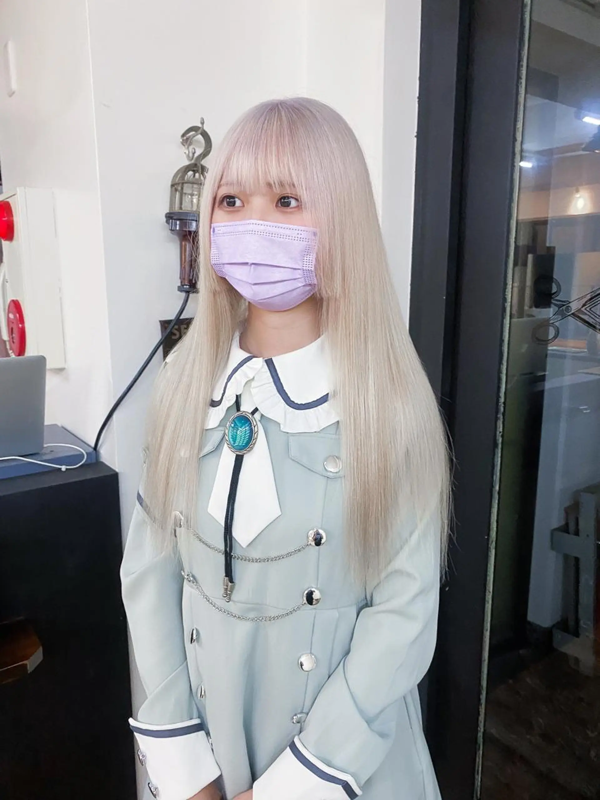 ロング カラー ハイトーンカラー ⭐️NAZUNAのヘアスタイル