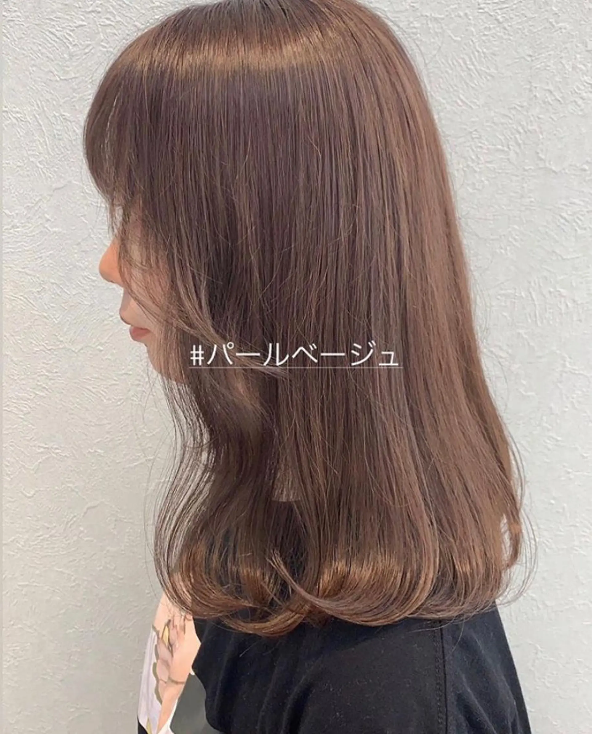 ミディアム Aube Hair McQueen所属・クリハラ シュウのヘアスタイル