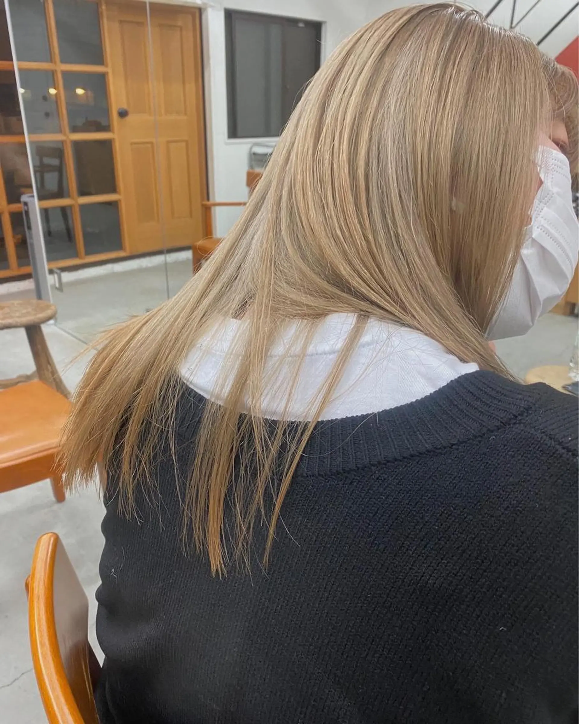 ロング カラー ヘアアレンジ ベージュカラー ブロンド ブロンドベージュ ハイトーンカラー ロング カット ヘアカラー トリートメント ヘアセット stand所属・ニュアンスヘア🌔 nanakoのヘアスタイル