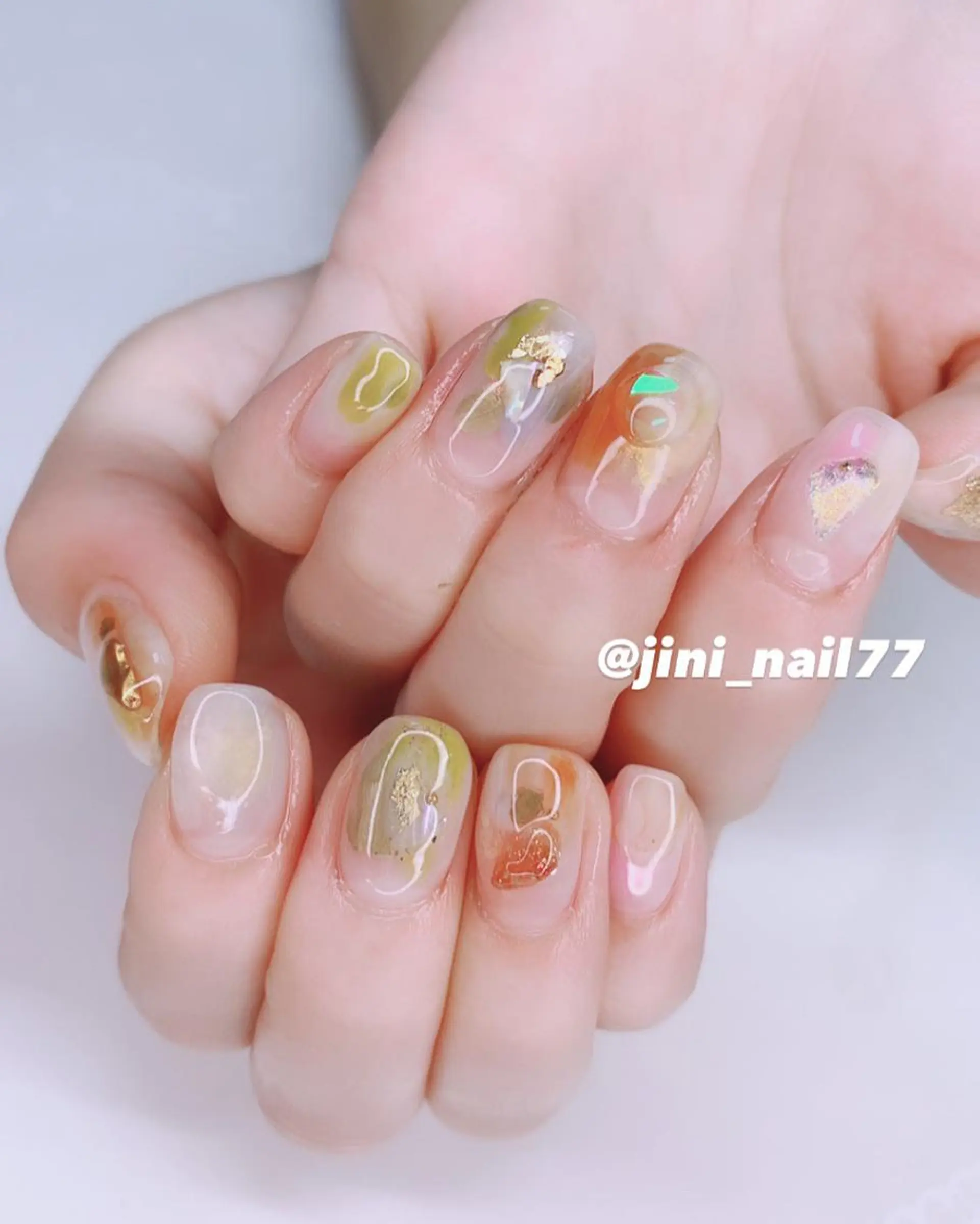 ネイル ハンドネイル JINI NAIL所属・ジニ ネイルのネイルデザイン